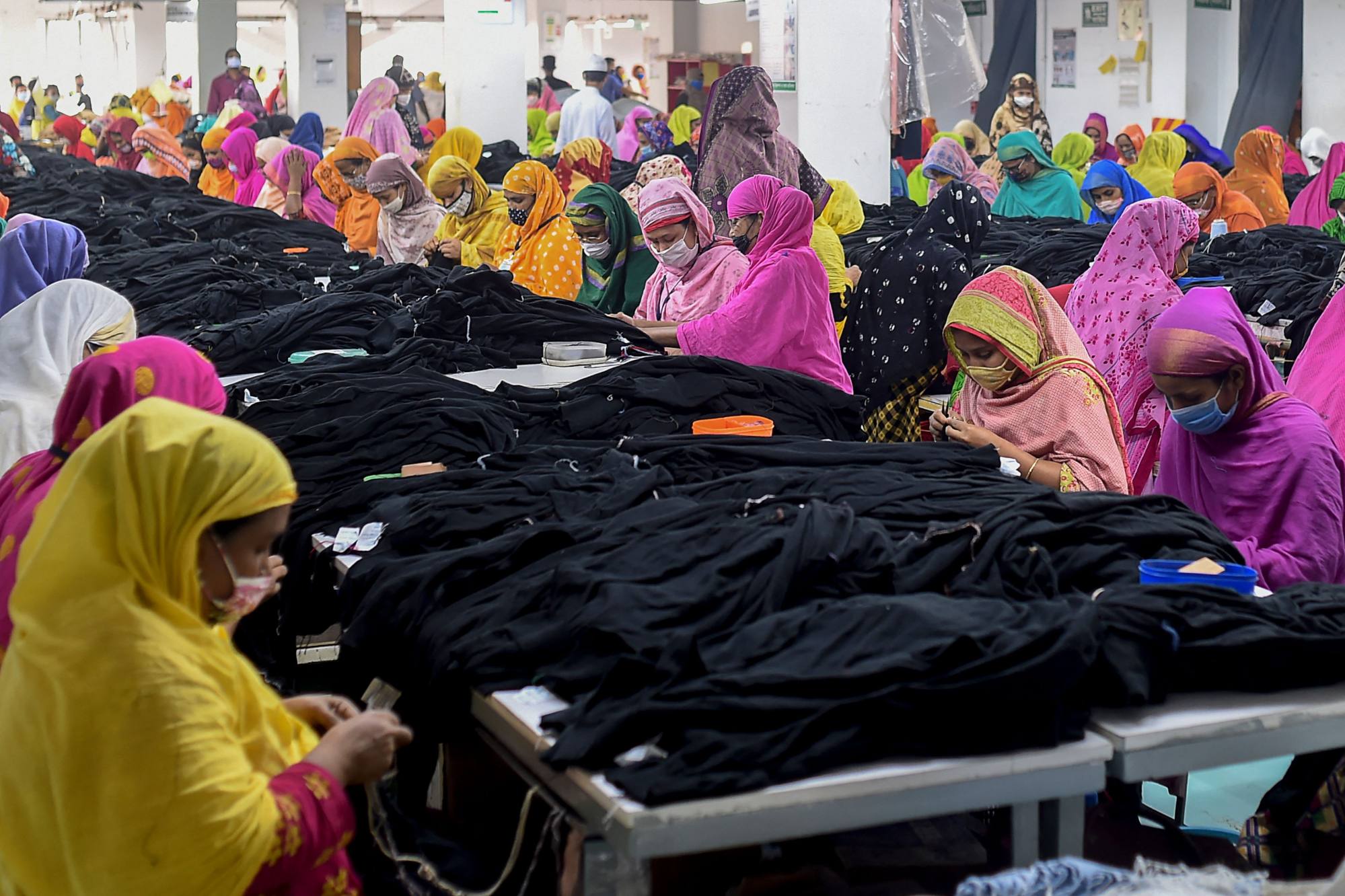 Dominique Muller, policy director at campaign group Labour Behind the Label, says brands repeatedly fail to address gender discrimination and violence in their supply chains. Photo: Munir Uz Zaman/AFP