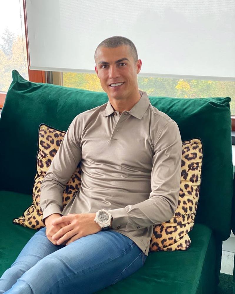 Juventus’ professional footballer Cristiano Ronaldo. Photo: @cristiano/Instagram