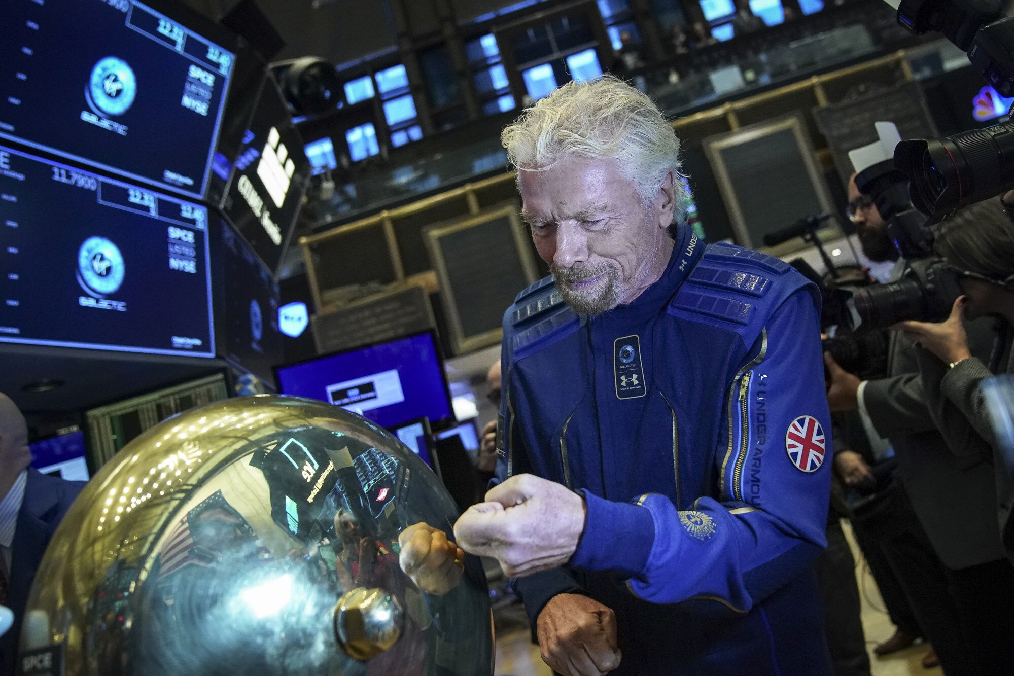 Richard Branson’s Virgin Galactic’s luxurious trip to space will charge passengers hundreds of thousands of dollars for the experience. Photo: Getty Images/TNS