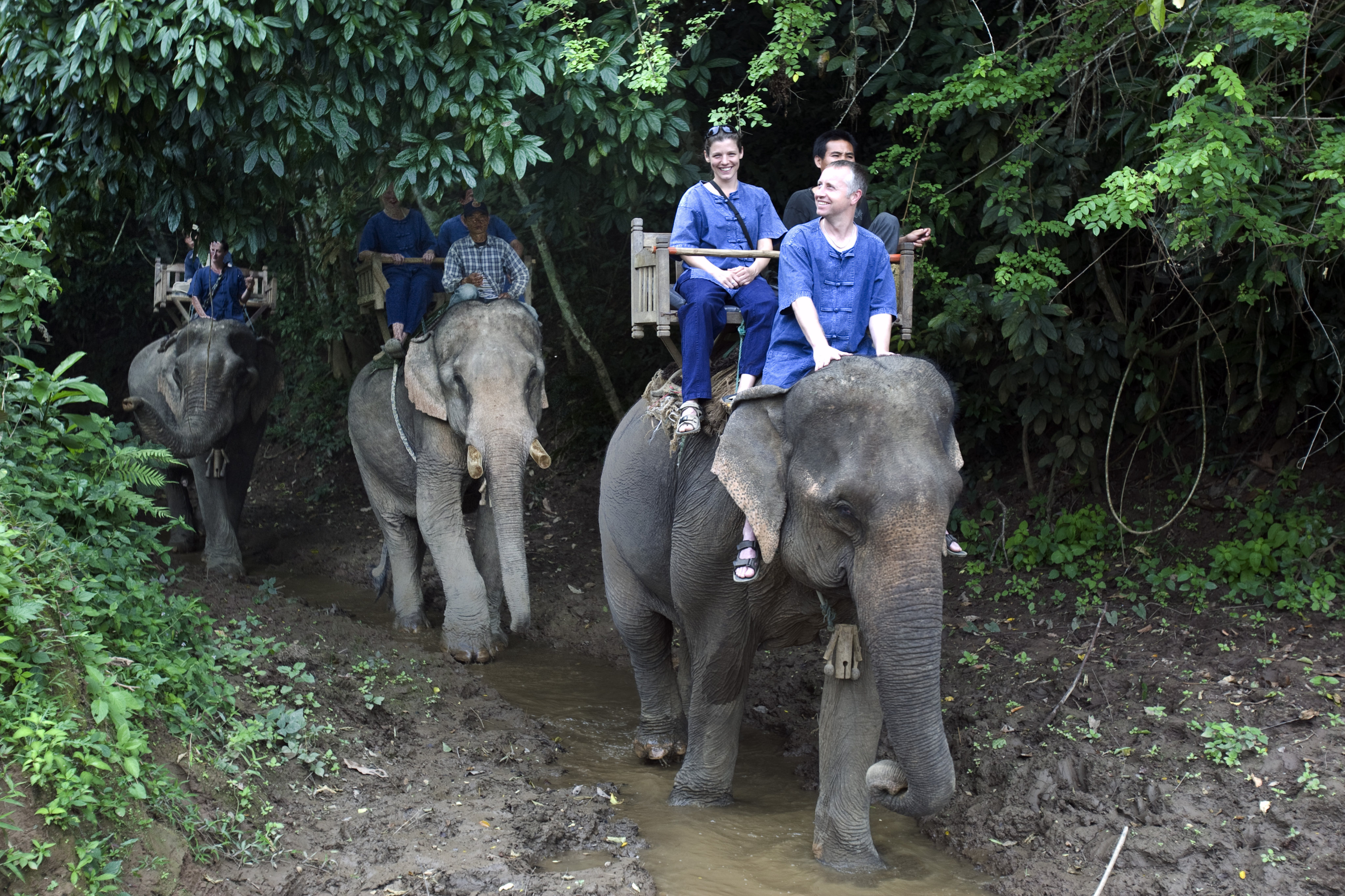 Elephant trek near Luang Prabang Laos PDR. (Photo by: Andrew Woodley/Education Images/Universal Images Group via Getty Images)&#xA;&#xA;CREDIT: GETTY IMAGES