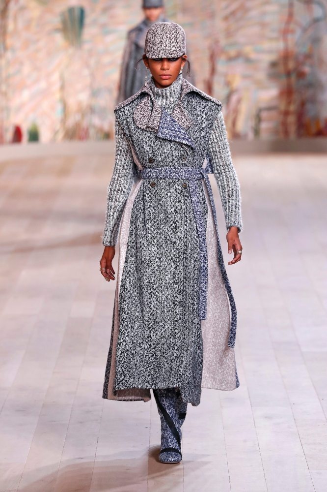 Christian Dior collections presented during Paris Fashion Week-Xinhua