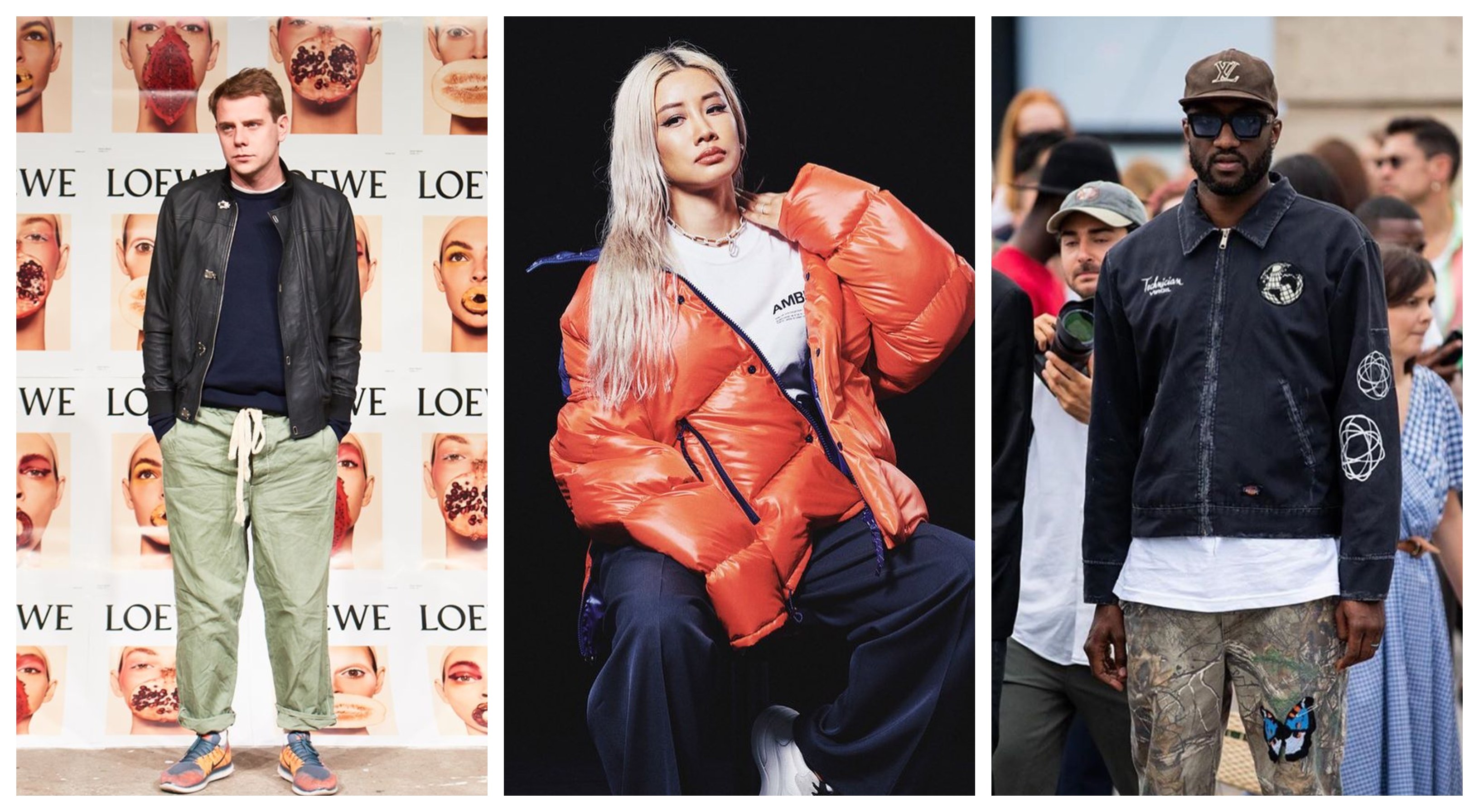 The young streetwear designers turned overnight fashion bigwigs: Jonathan Anderson, Yoon Ahn and Virgil Abloh. Photos: @jonathan_anderson; @yoon_ambush; @virgilabloh/Instagram