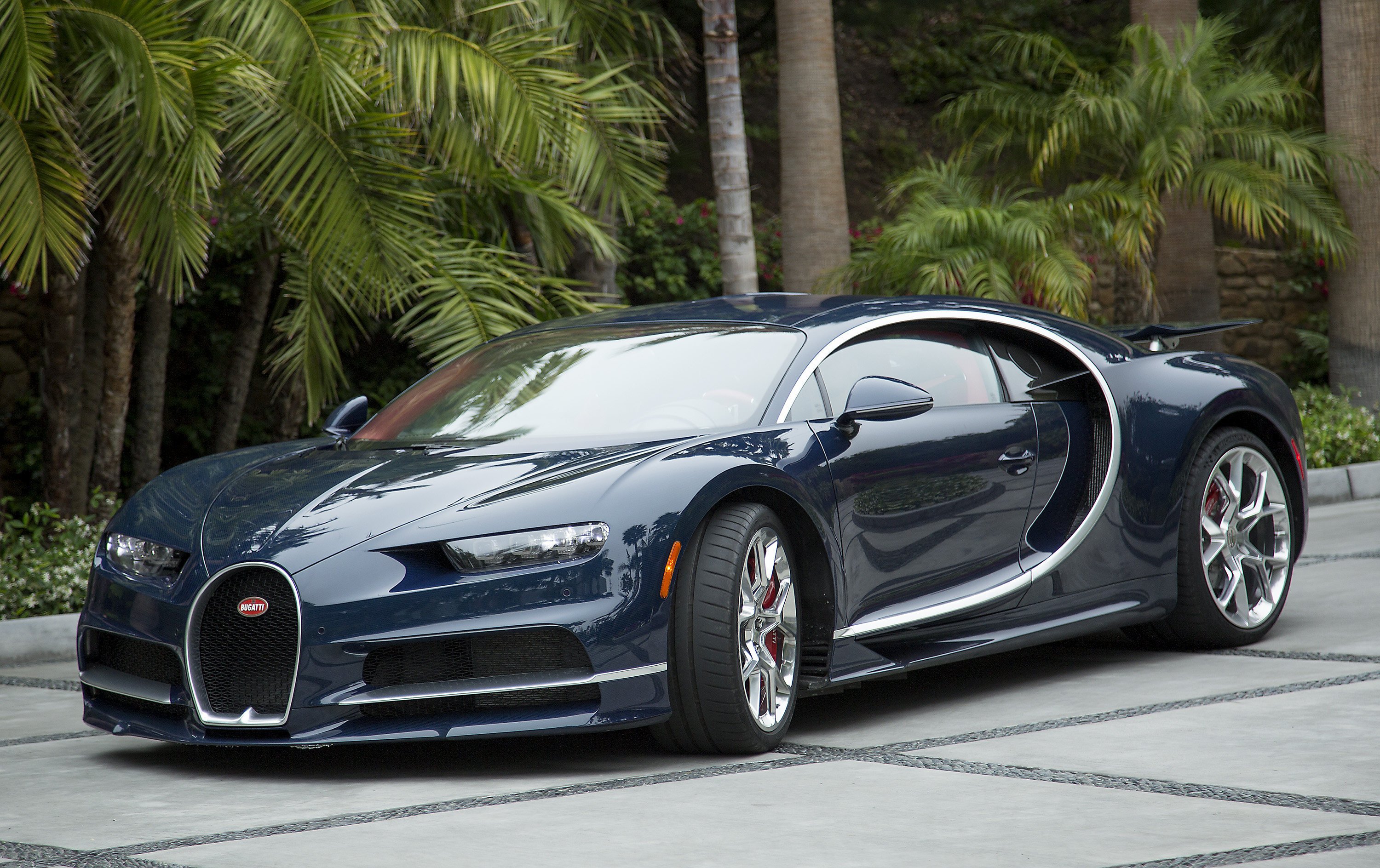 The Bugatti Chiron is a 1,500-horsepower luxury supercar – and the brand’s “entry level” vehicle. Photo: Los Angeles Times/TNS