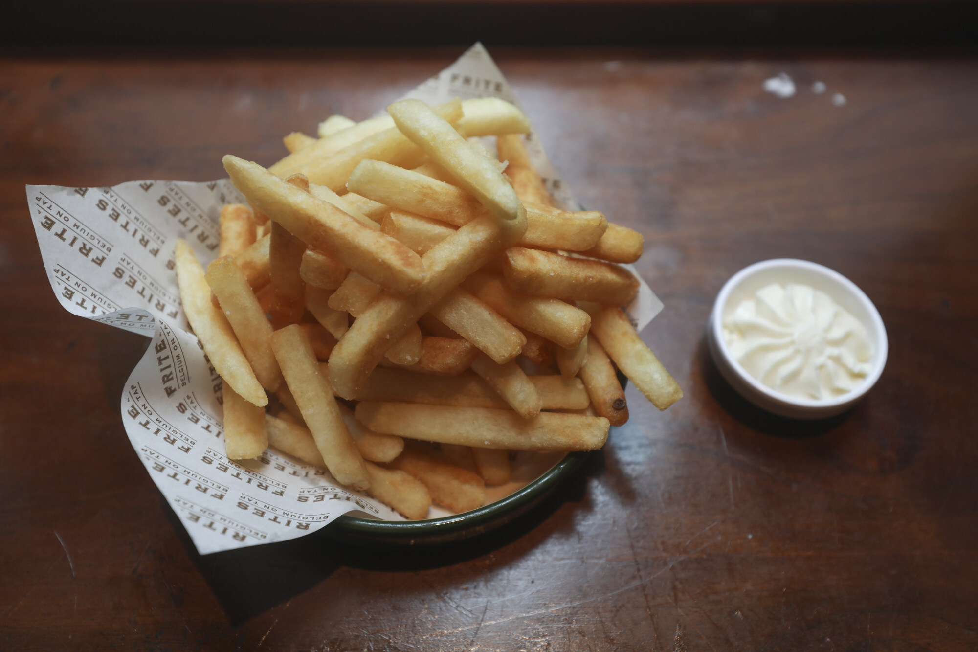 Frites fries at Frites in Causeway Bay. Photo: Xiaomei Chen