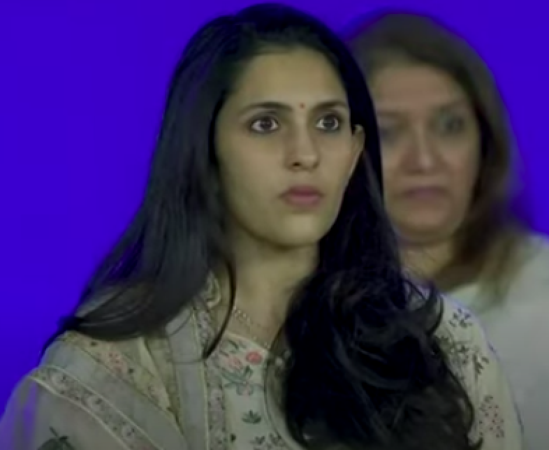 Shloka Mehta, wife of Akash Ambani. Photo: YouTube