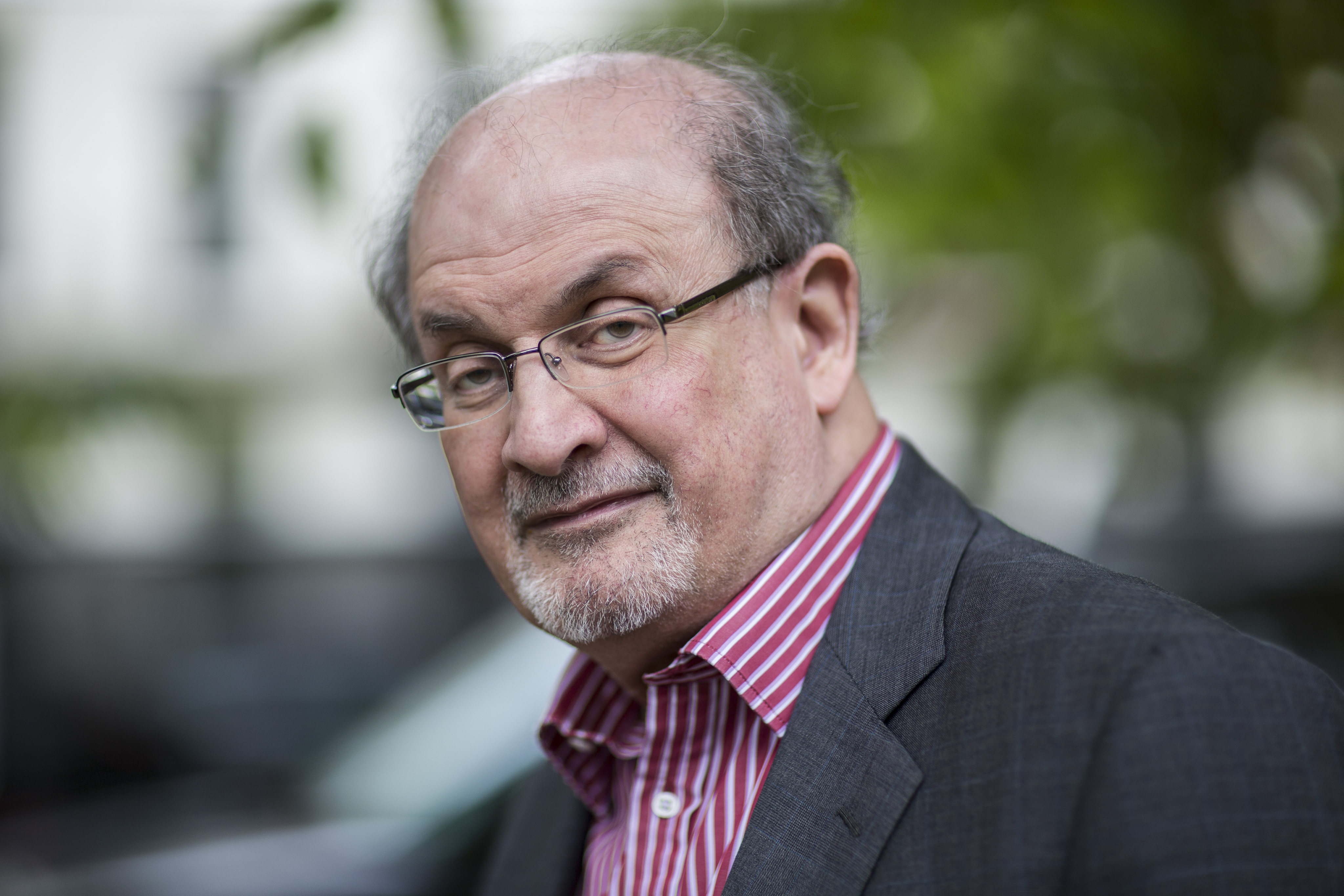 Salman Rushdie at the Cheltenham Literature Festival in England on October 10, 2015. Photo: Getty Images