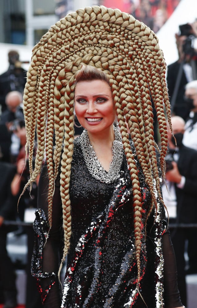 Elena Lenina on her way to watch Everything Went Fine. Photo: Reuters