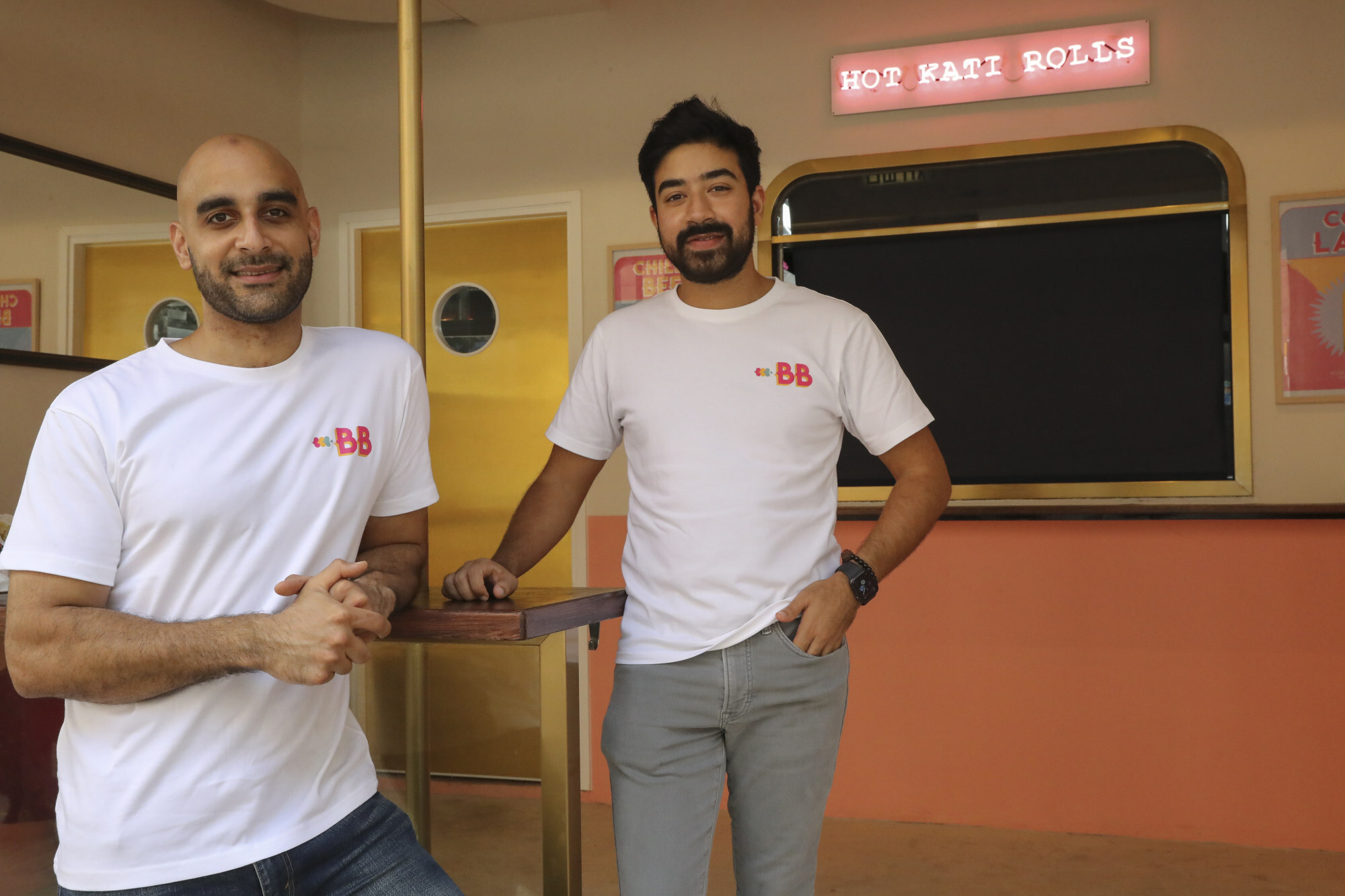 Vidur Yadav (right) and Tanvir Bhasin, co-founders of Bengal Brothers in Wan Chai. Photo: Edmond So