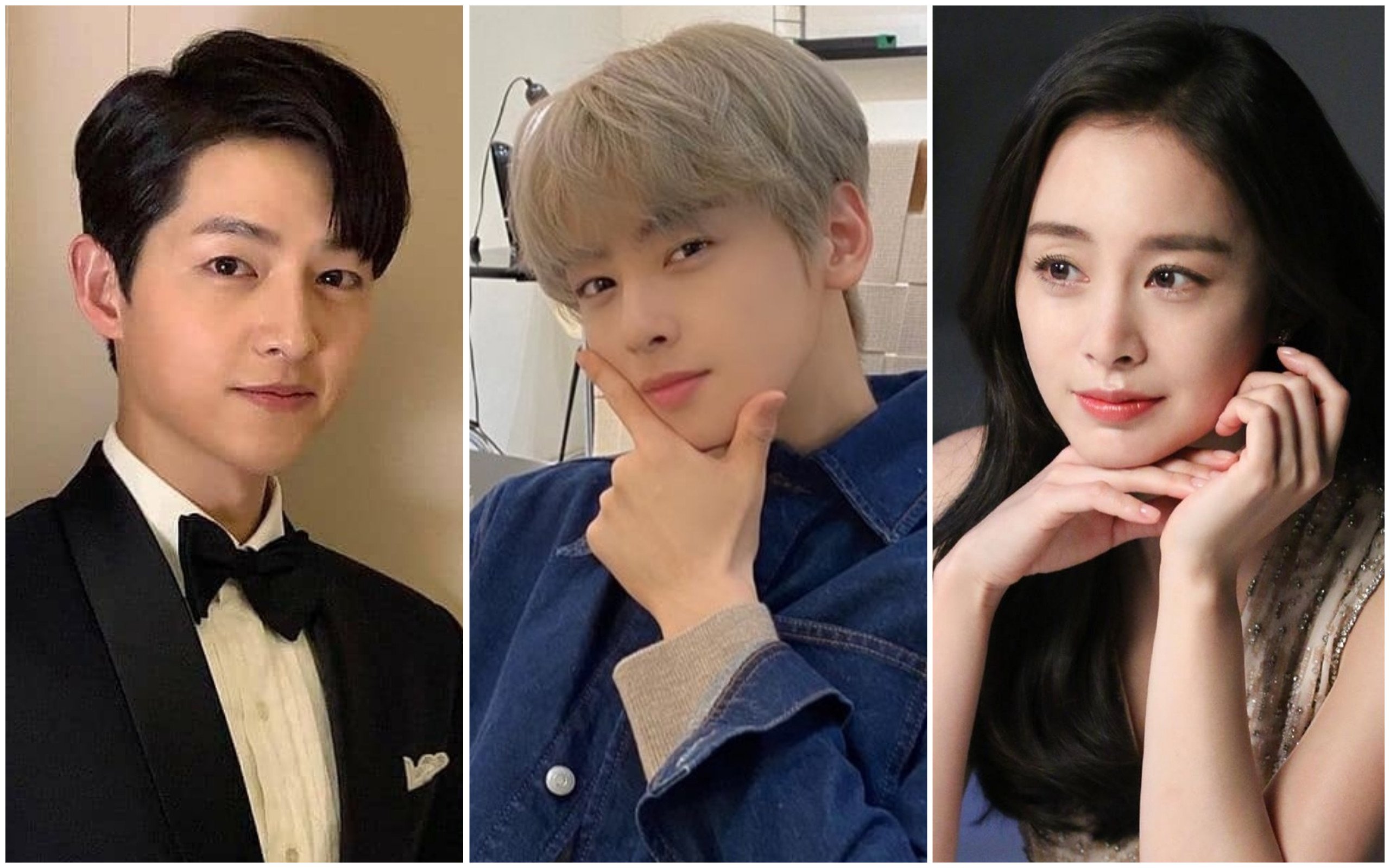 Song Joong-ki, Cha Eun-woo and Kim Tae-hee are just a few Korean stars with above-average IQs. Photo: @songjoongki.kg; @eunwo.o_c; @taeheekim80/Instagram