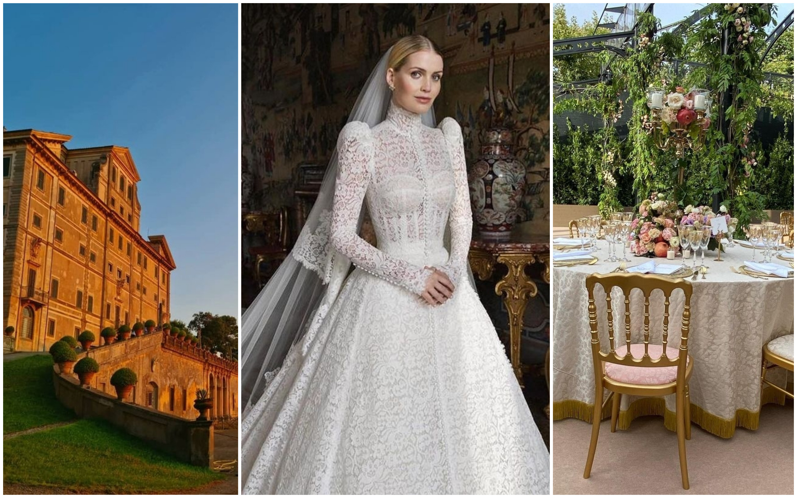 All the details of Lady Kitty Spencer's five wedding dresses