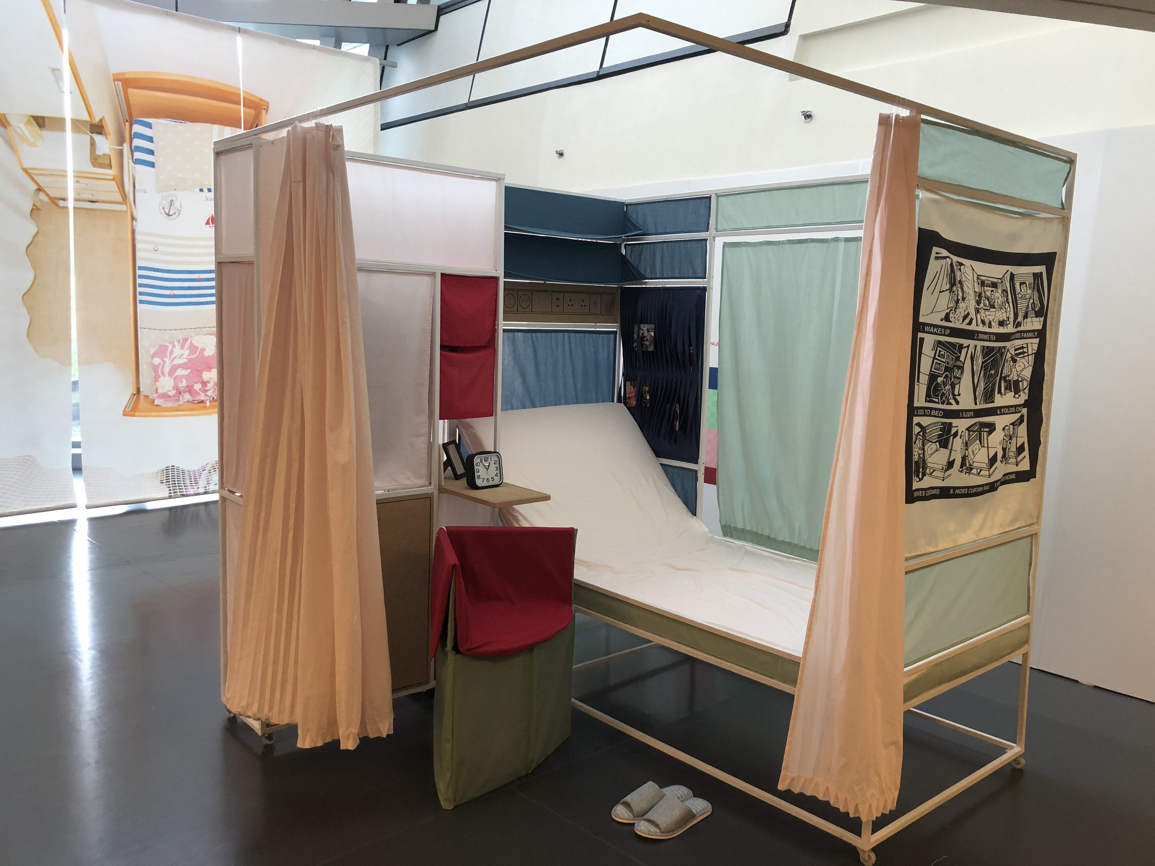 Designing a World for Everyone: 30 Years of Inclusive Design examines projects made to work for as many people as possible, including this multi-functional bed space created to improve the quality of life in Hong Kong’s cramped elderly care homes.