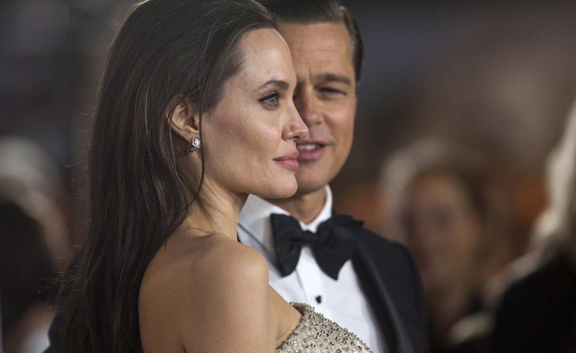 Angelina Jolie and Brad Pitt pose at the premiere of By the Sea during the opening night of AFI Fest 2015 in Hollywood, California, US, in November 2015. Photo: Reuters