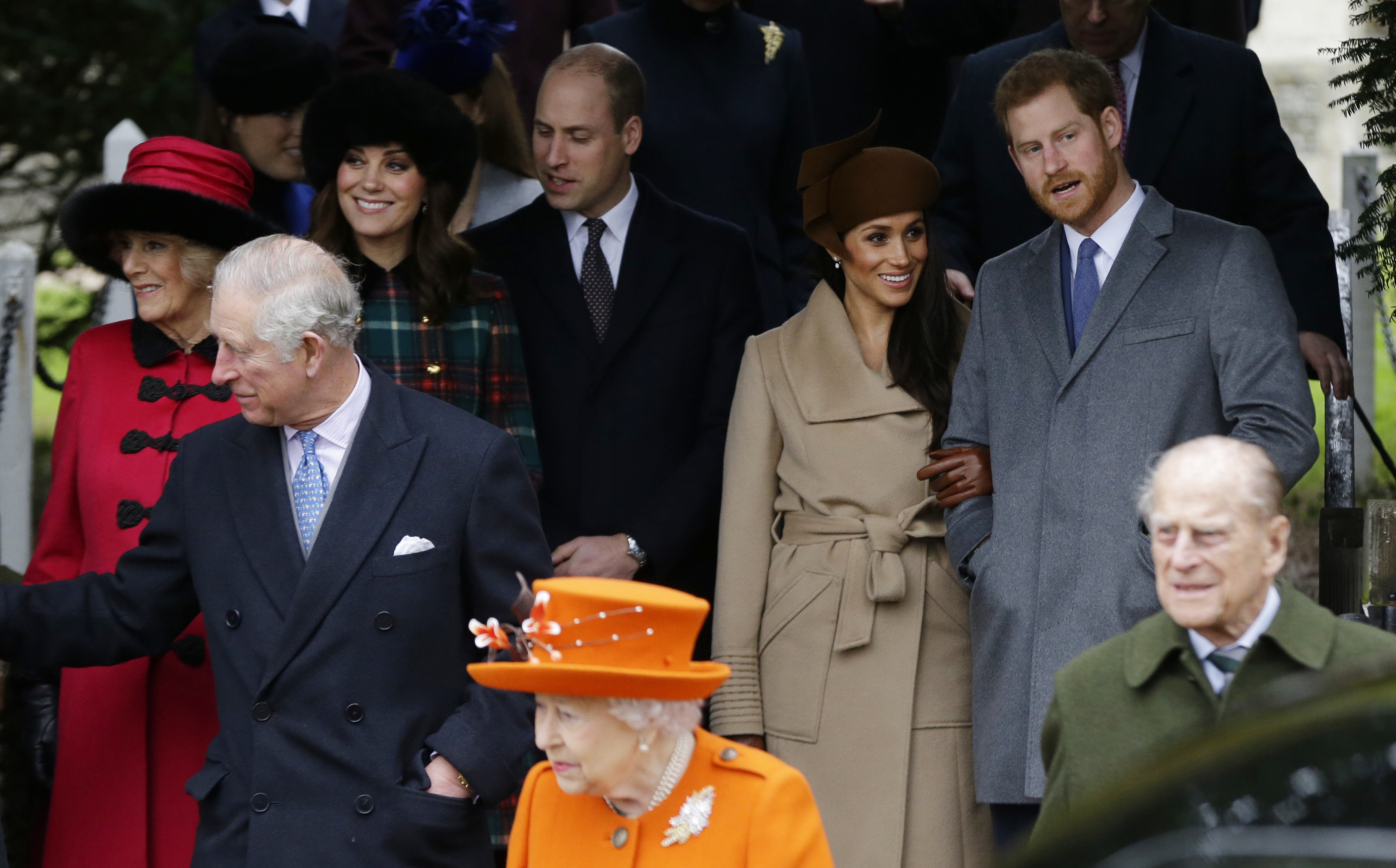 British royal protocols have changed over the years, so how do they affect Prince Charles, Queen Elizabeth, Prince Philip, Camilla, Duchess of Cornwall, Kate, Duchess of Cambridge, Prince William, Meghan Markle and Prince Harry today? Photo: AP Photo