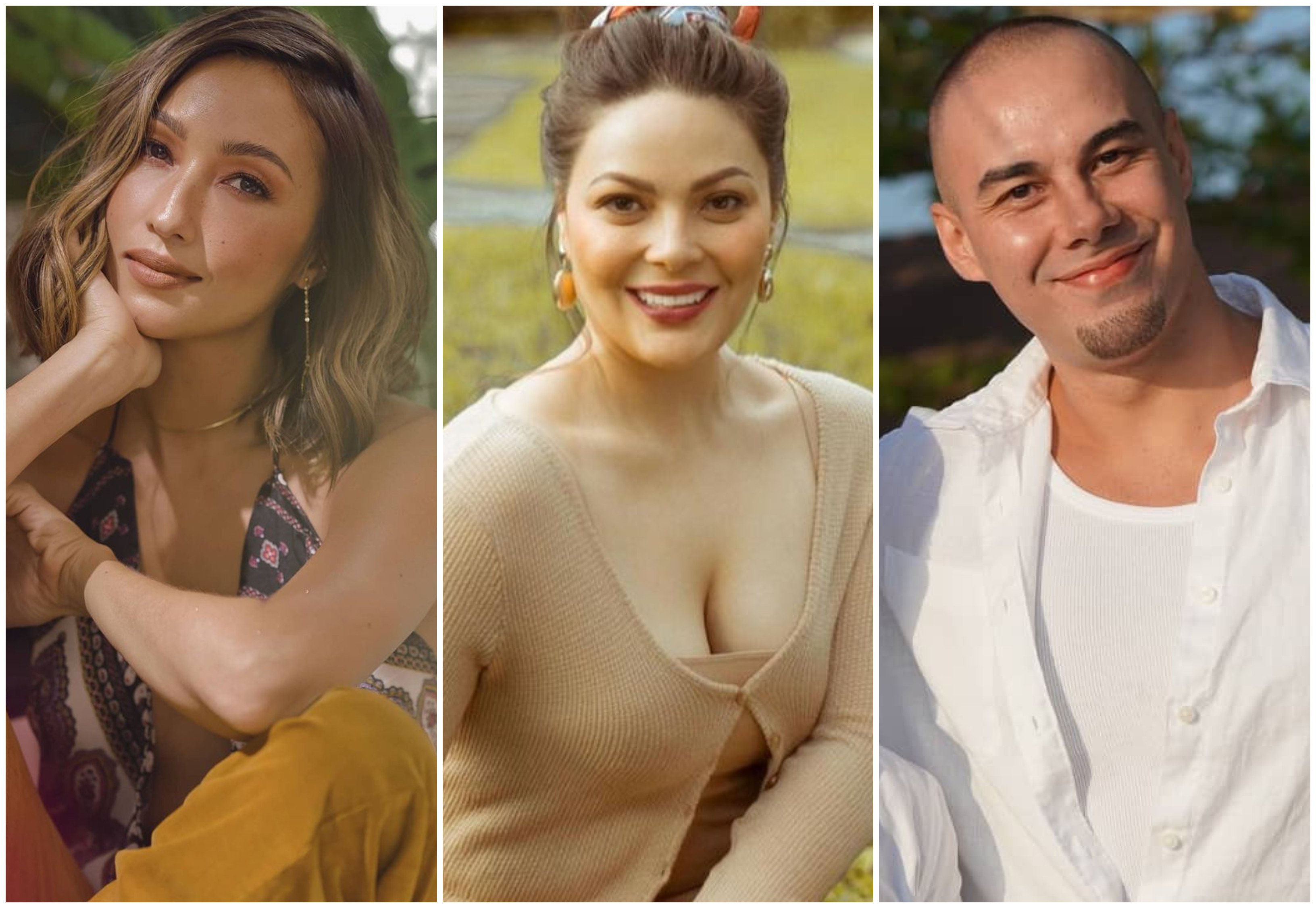 From left, Filipino A-listers Solenn Heussaff, Kristina “KC”  Concepcion and Doug Kramer, who all recently took a break in a luxury resort. Photos: @solenn; @kristinaconcepcion; @dougkramer/Instagram