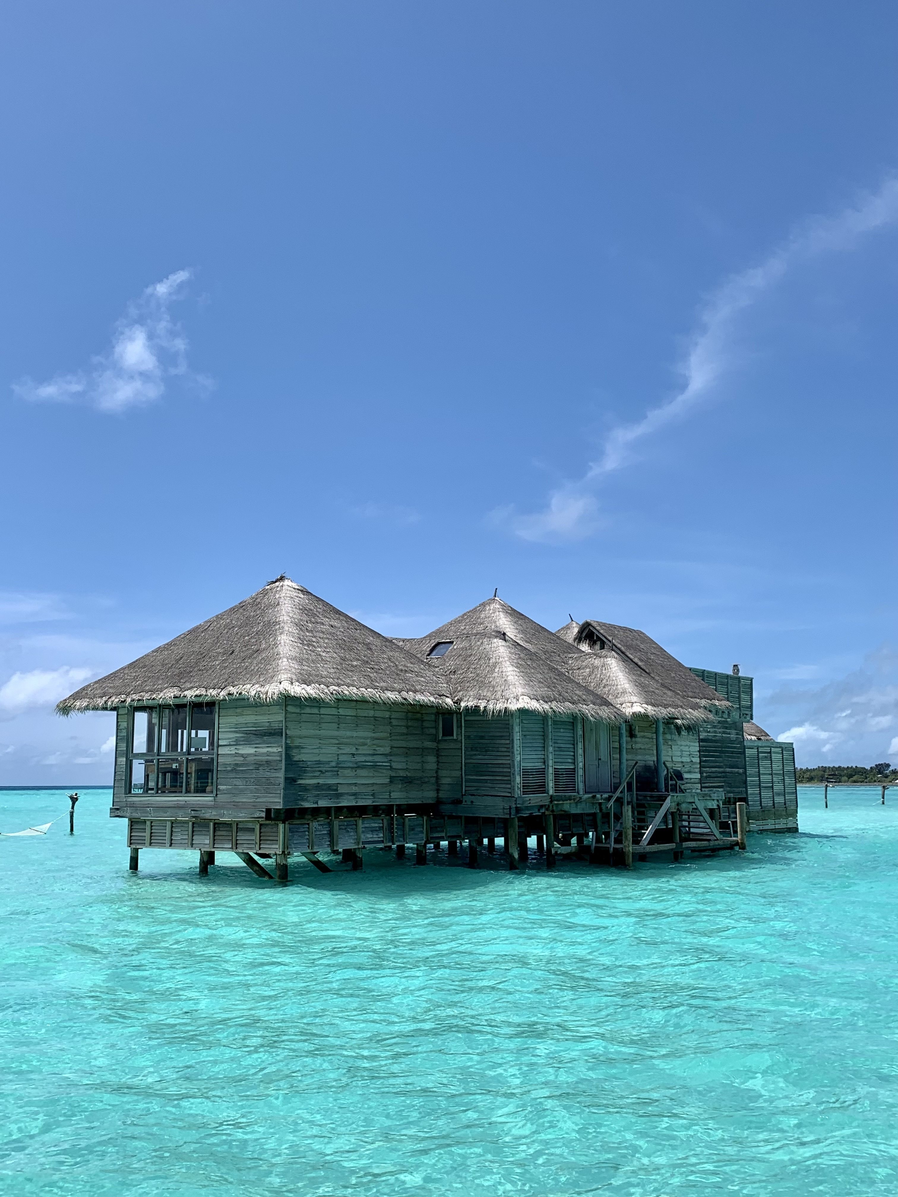 Robinson Crusoe-esque villas at Gili Lankanfushi, Maldives. Photo: Lee Cobaj