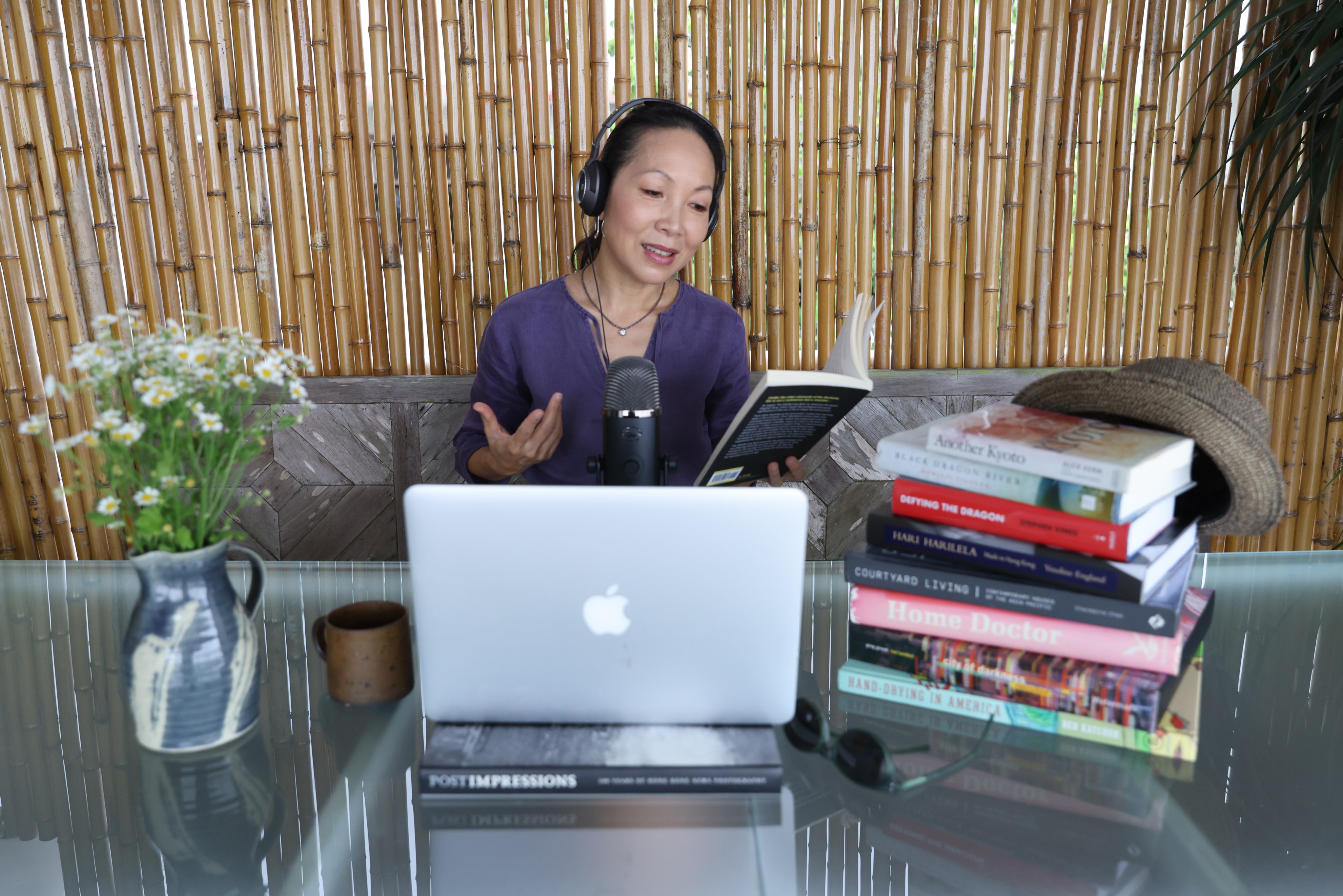 Charmaine Chan interviews authors for the Post Books Podcast. Photo: May Tse