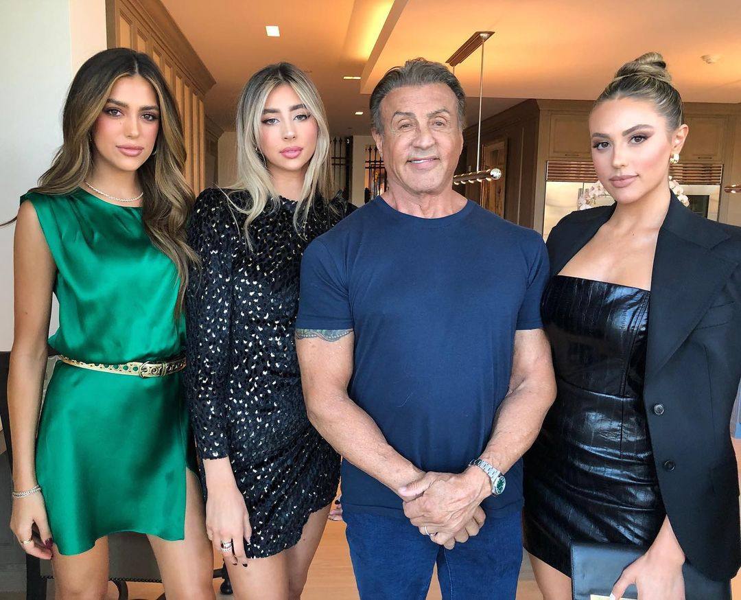 Sylvester Stallone, Jennifer Flavin, Sistine Rose and Scarlet Rose  Sylvester Stalone spends time with his wife and their two daughters in  Paris Featuring: Sylvester Stallone,Jennifer Flavin,Sistine Rose and Scarlet  Rose Where: Paris