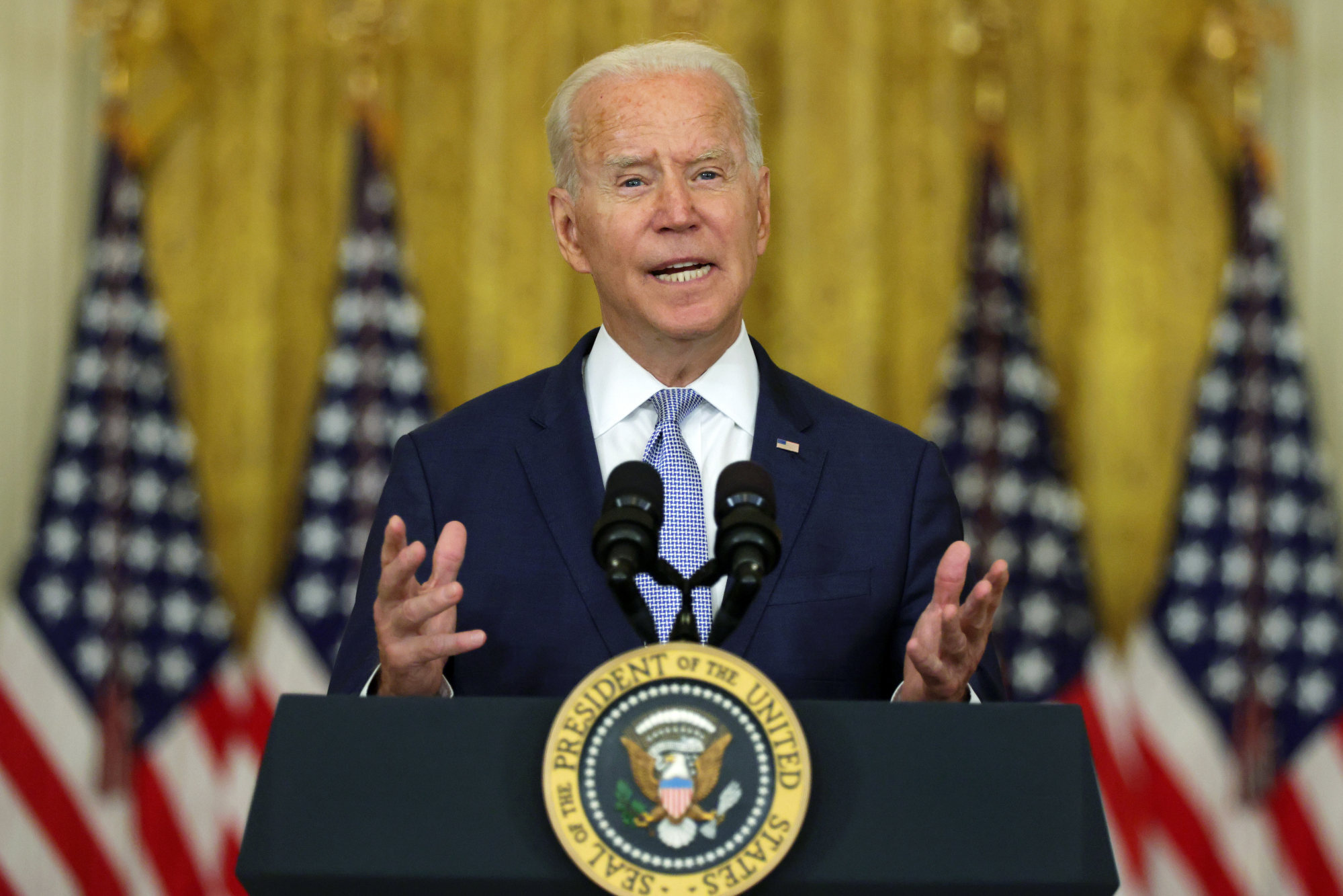 US President Joe Biden has also offered Hongkongers a temporary ‘safe haven’. Photo: Alex Wong/Getty Images