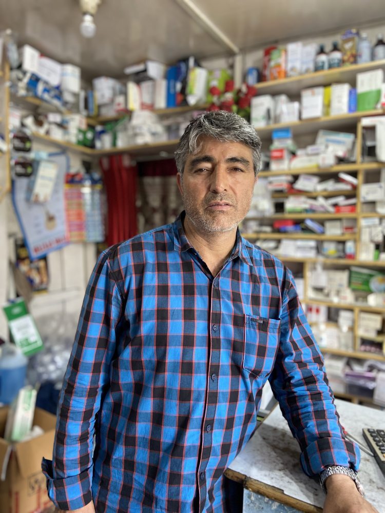 Nazir Ahmad Butt, to whom ownership of the Hotel Leeward passed when his father died in 2012 but who now runs a floating pharmacy on Dal Lake. Photo: Shoaib Shafi.
