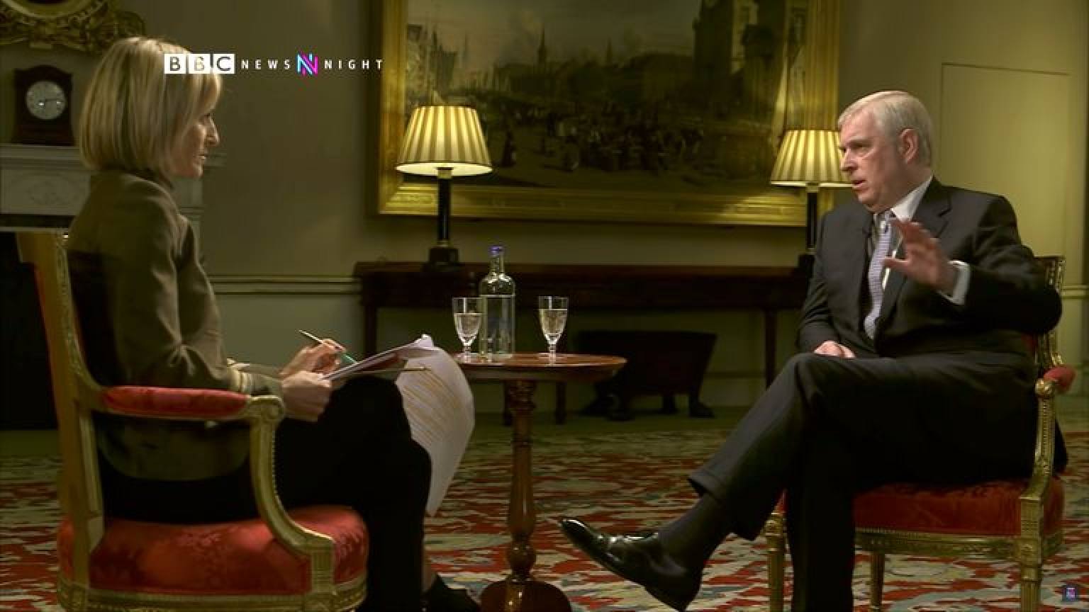 BBC’s interview with Prince Andrew delved into his connection with Jeffrey Epstein. Photo: BBC News/YouTube