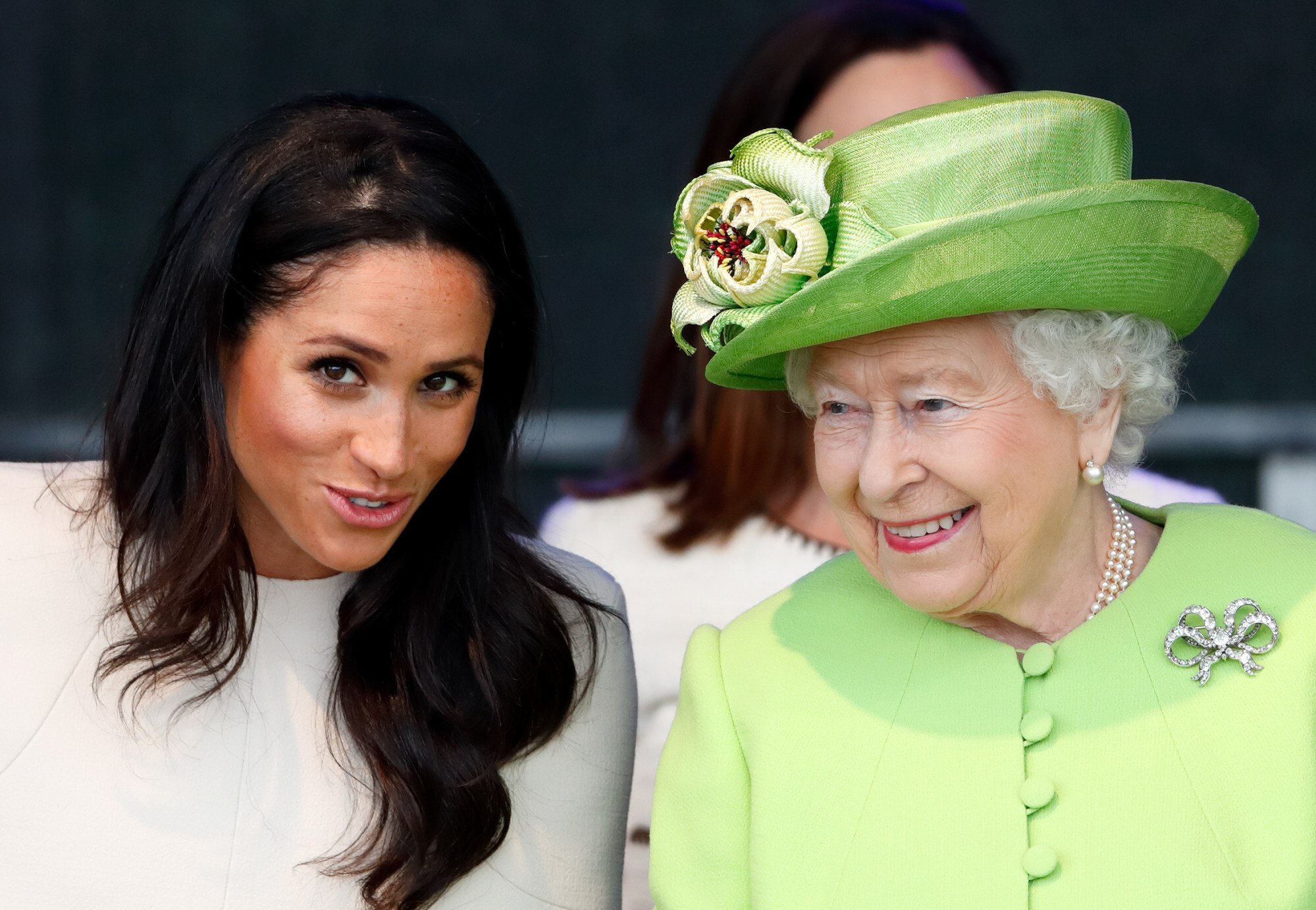 Meghan Markle and Queen Elizabeth in happier times: will their relationship ever recover? Photo: Getty Images
