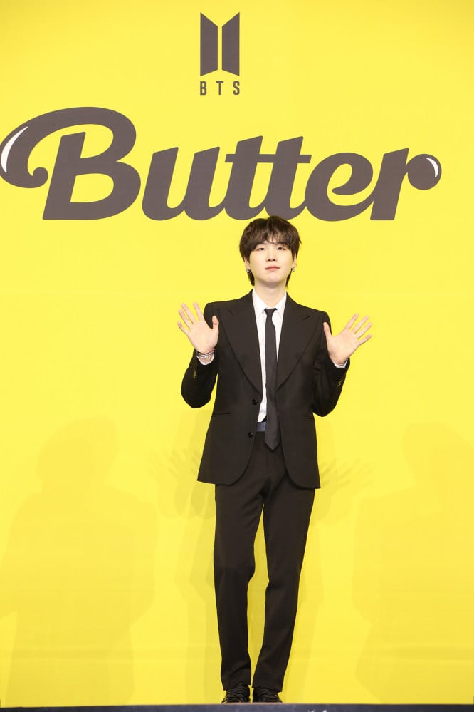 Singer-songwriter Suga is a direct descendant of Queen Wongyeong of the Yeoheung Min clan. Photo: Handout
