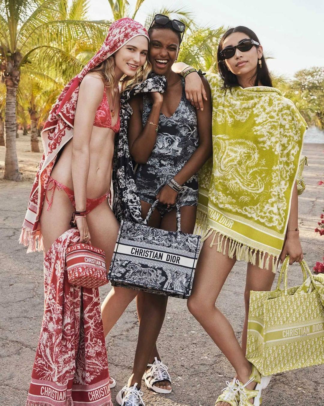 Dior’s Dioriviera collection is summer-ready indeed. Photo: @dior/Instagram