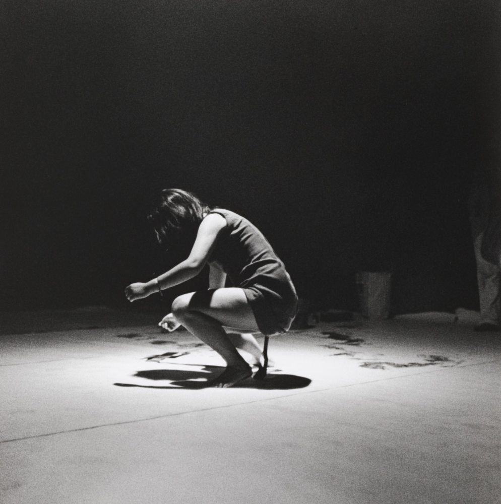 Kubota performs Vagina Painting in New York, July 4, 1965. Photo: MoMA