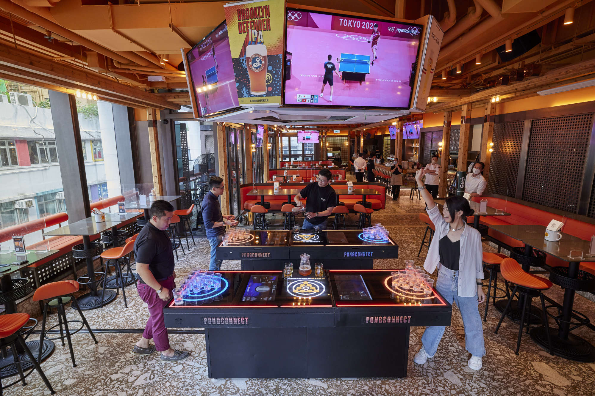 Beer pong as Ministry Of Mussels. Photo: Handout