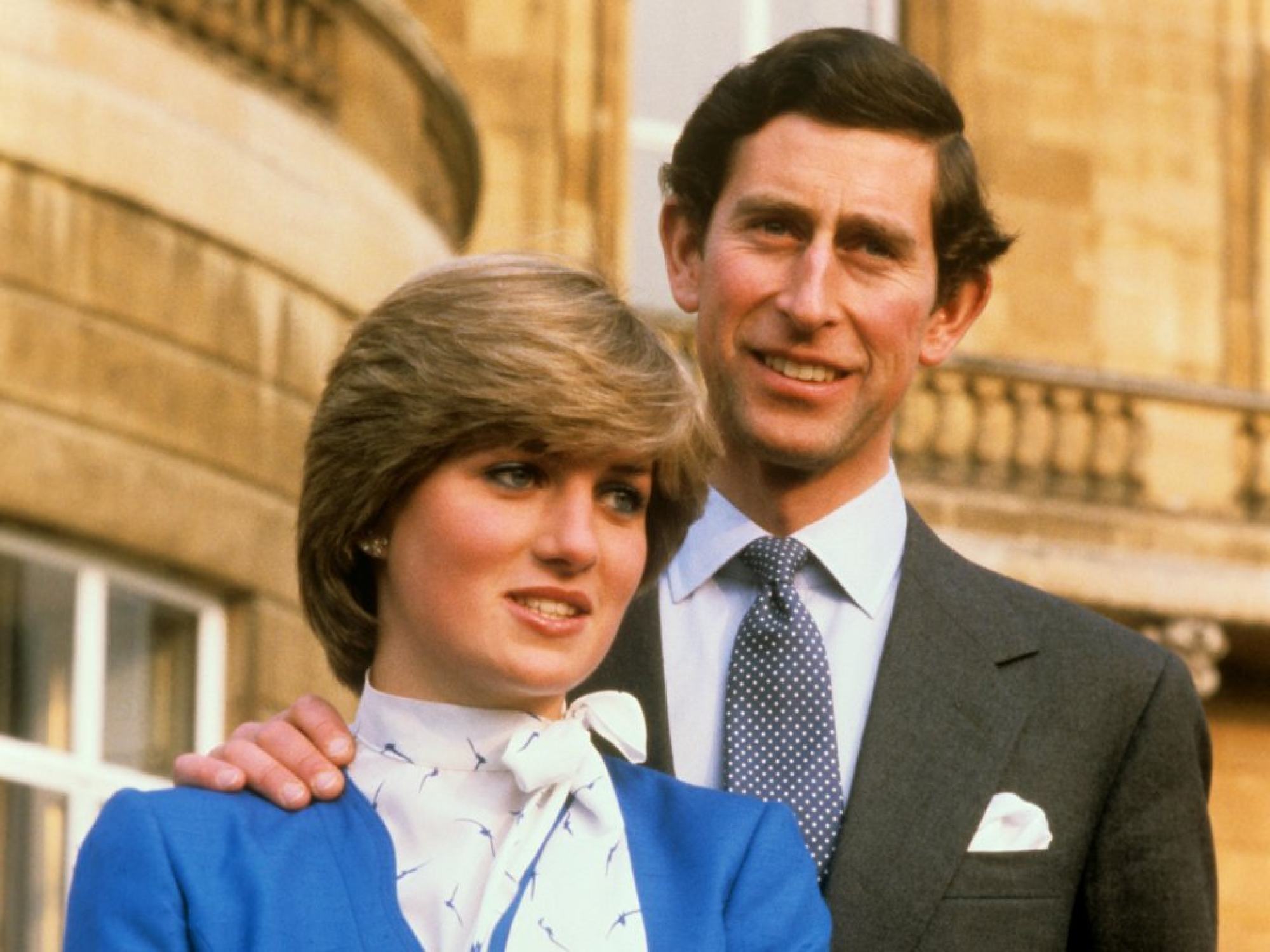 Prince Charles and Lady Diana Spencer pose together following the announcement of their engagement – but the couple’s happiness was short-lived. Photo: AP