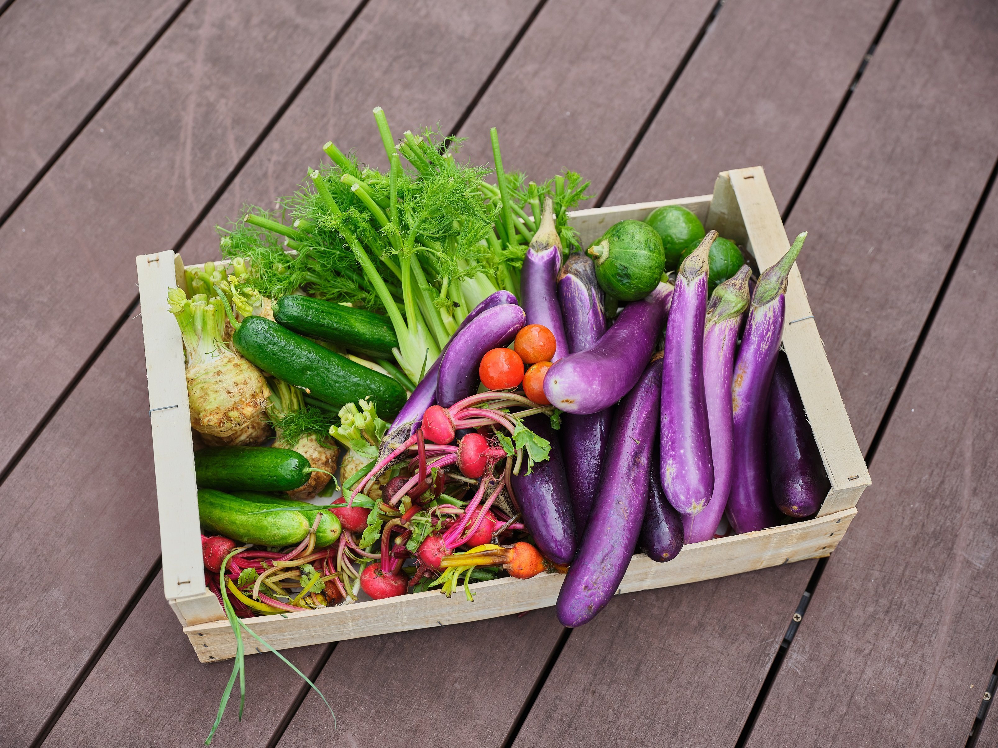 A harvest from farm-to-table restaurant Skye Roofbar & Dining’s rooftop garden in Hong Kong. Photo: Handout