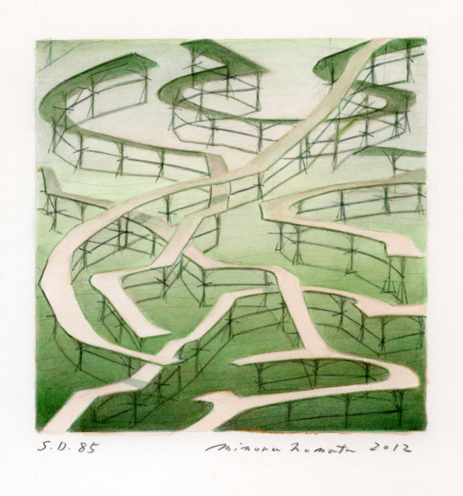 Minoru Nomata’s Square Drawing-85. Photo: courtesy Minoru Nomata and White Cube