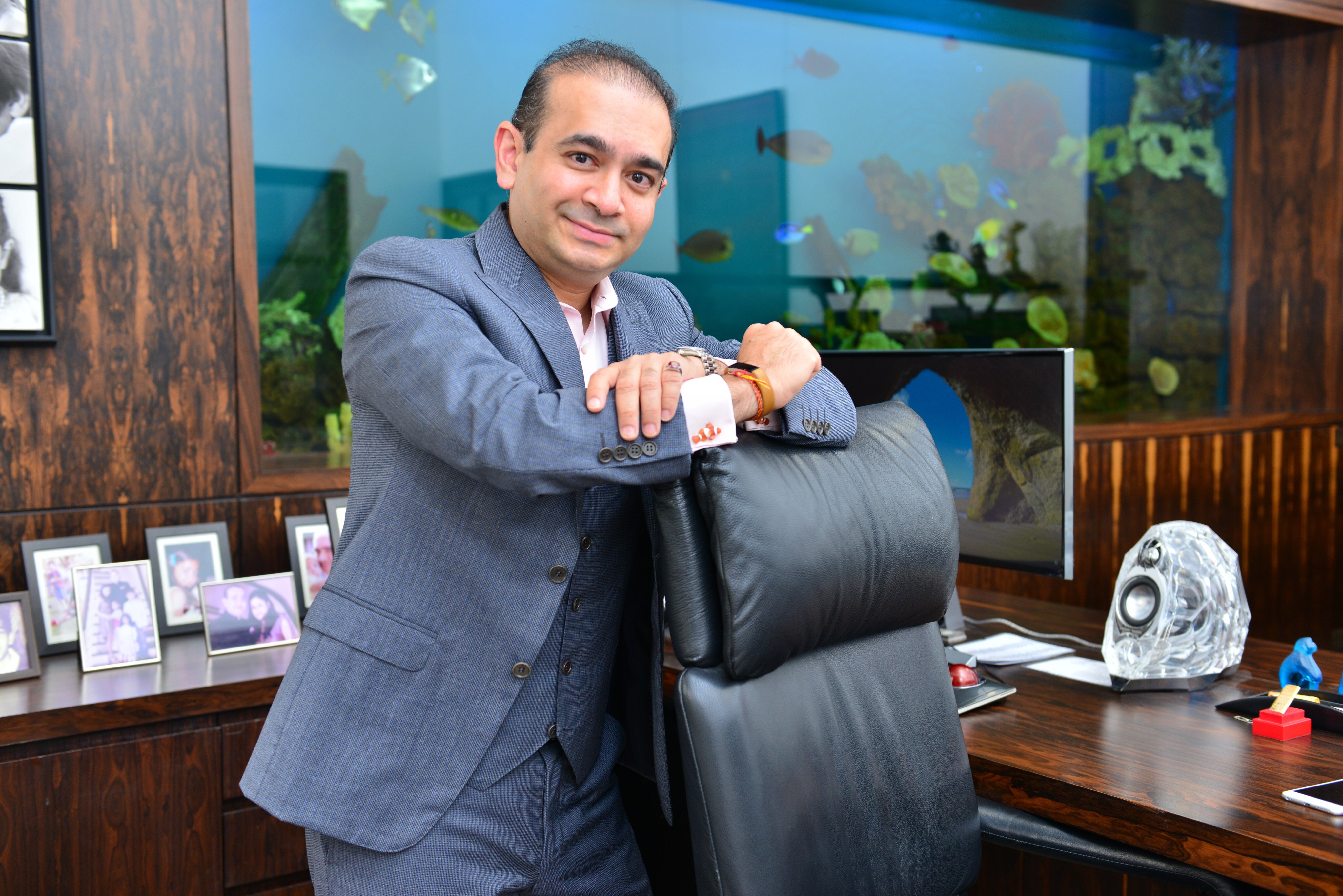 Nirav Modi, founder of the Nirav Modi chain of jewellery stores, is in jail in England, awaiting extradition to India to face charges of fraud while his collection of luxury goods has been auctioned off. Photo: Mint via Getty Images