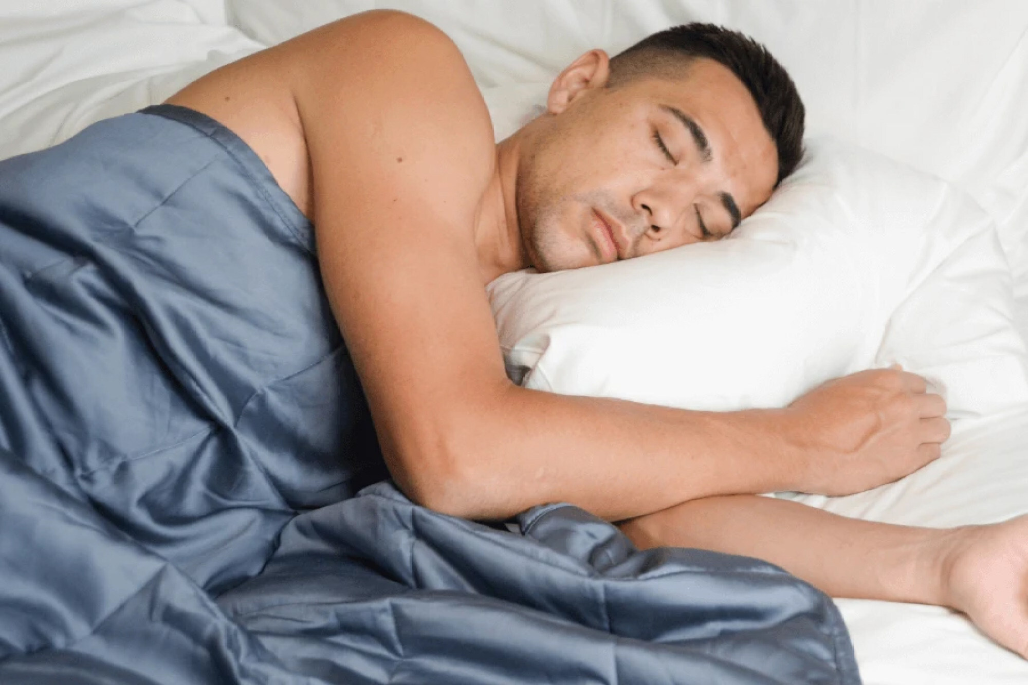 Dormu cooler weighted blanket.