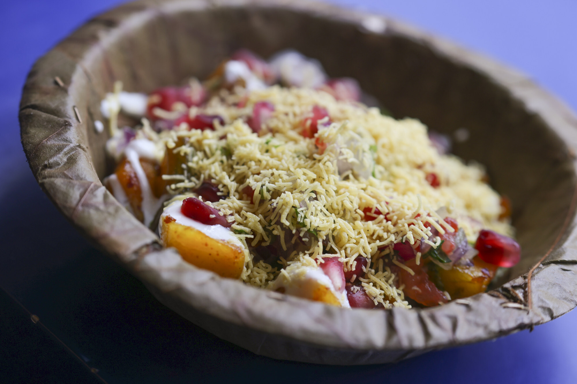 Sweet potato chaat from Bengal Brothers at Hatch. Photo: Dickson Lee