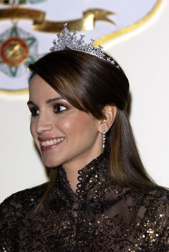 Inside Queen Rania of Jordan’s sparkling tiara collection – check out ...