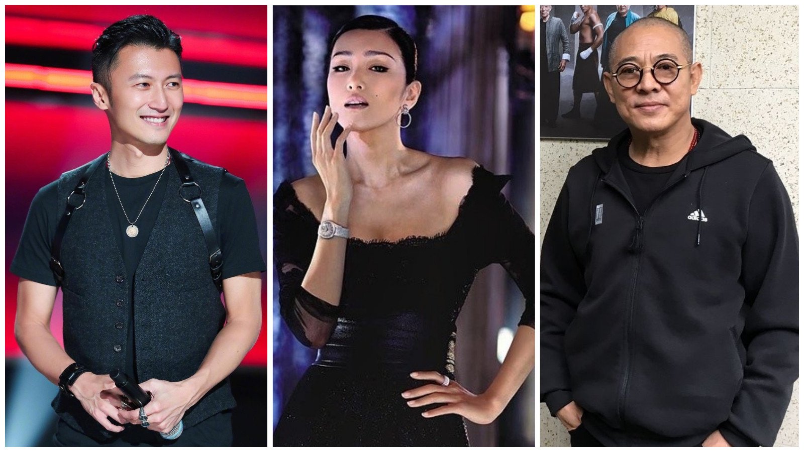 Chinese celebrities, from left, Nicholas Tse, Gong Li and Jet Li, all have foreign citizenship, attracting varying degrees of criticism on social media. Photos: @nicholastsefansclub, @officialgongli, @jetli/Instagram