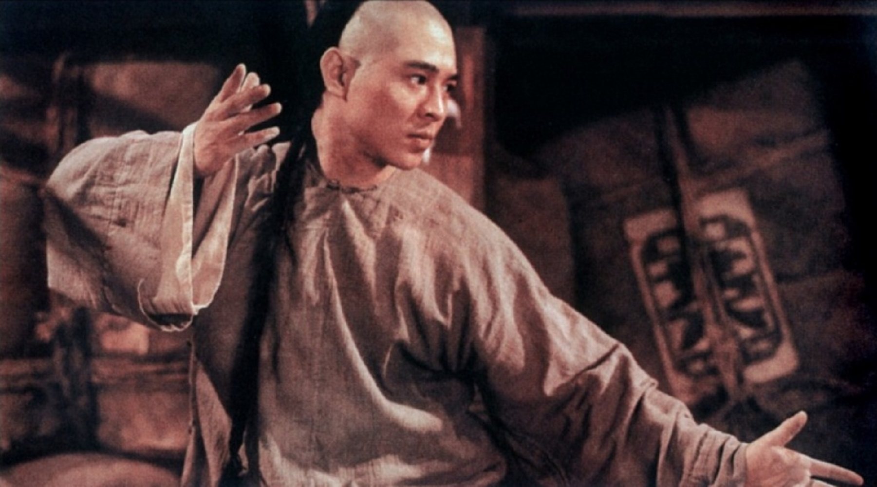 Jet Li in a still from Once Upon a Time in China II (2012).