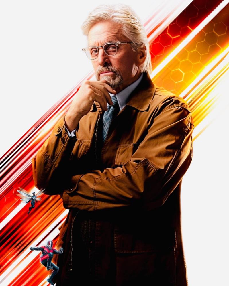 Michael Douglas changed his reputation playing Dr. Hank Pym, the scientist behind Ant-Man. Photo: @michaelkirkdouglas/Instagram
