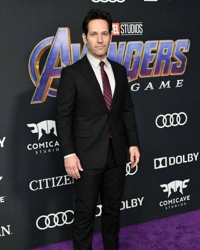 Paul Rudd on the red carpet for the premiere of Avengers: Endgame. Photo: @paulrudd/Instagram