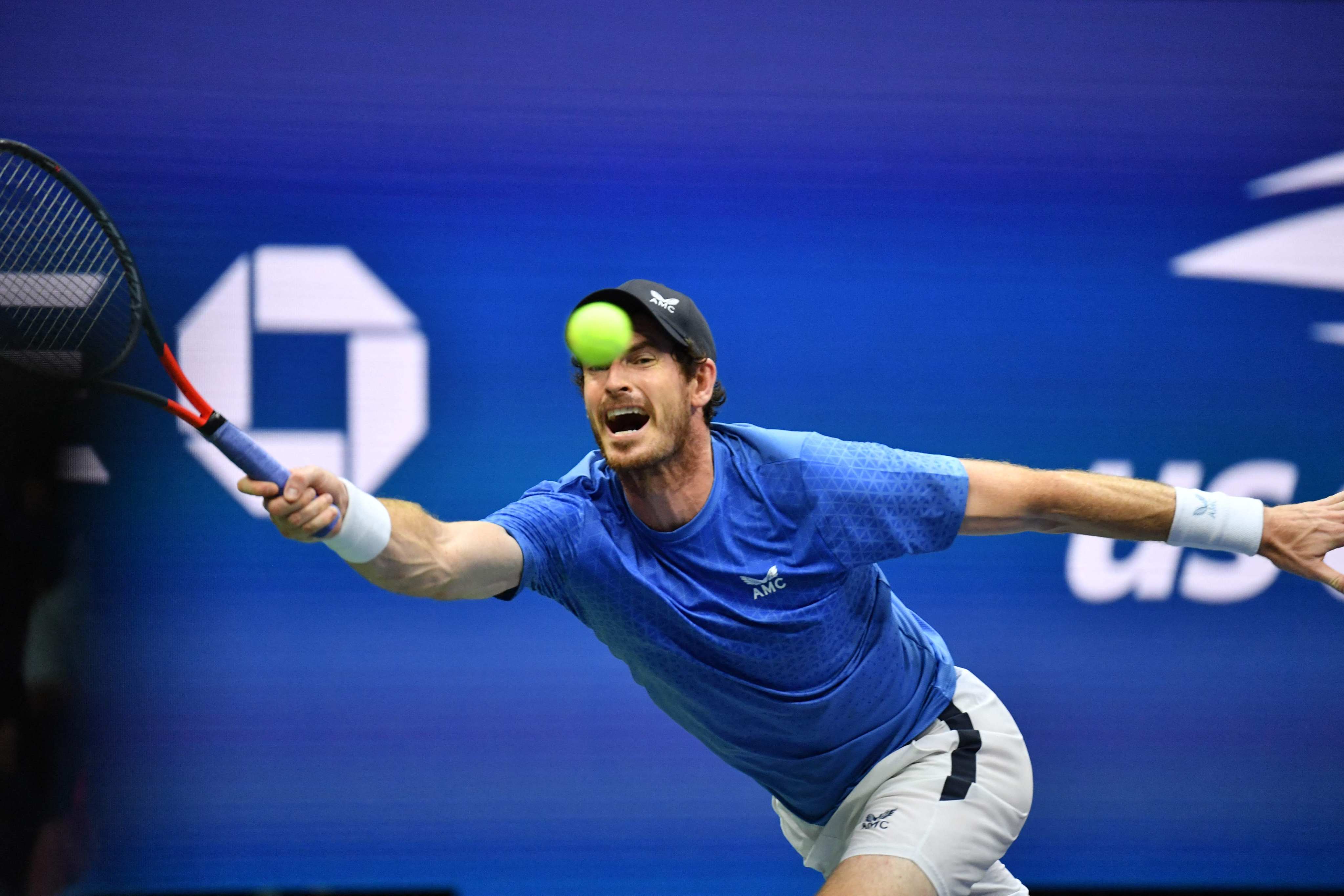 Britain’s Andy Murray in action at the recent US Open. Hip resurfacing allowed him to return to the professional tennis tour and play without pain. Photo: AFP