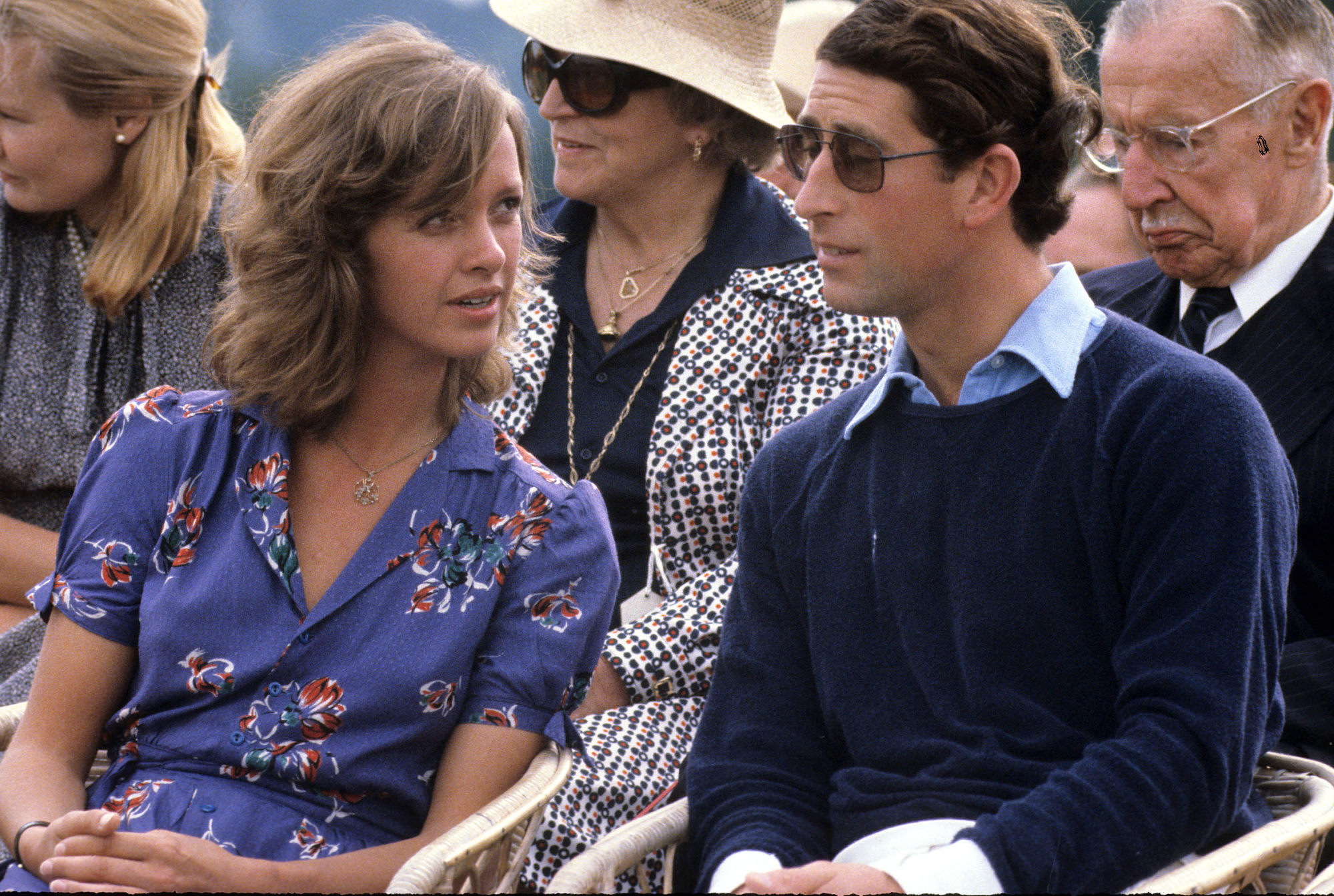 Samuel’s sister Sabrina Guinness with Prince Charles, the Prince of Wales, in August 1979. Photo: WireImage