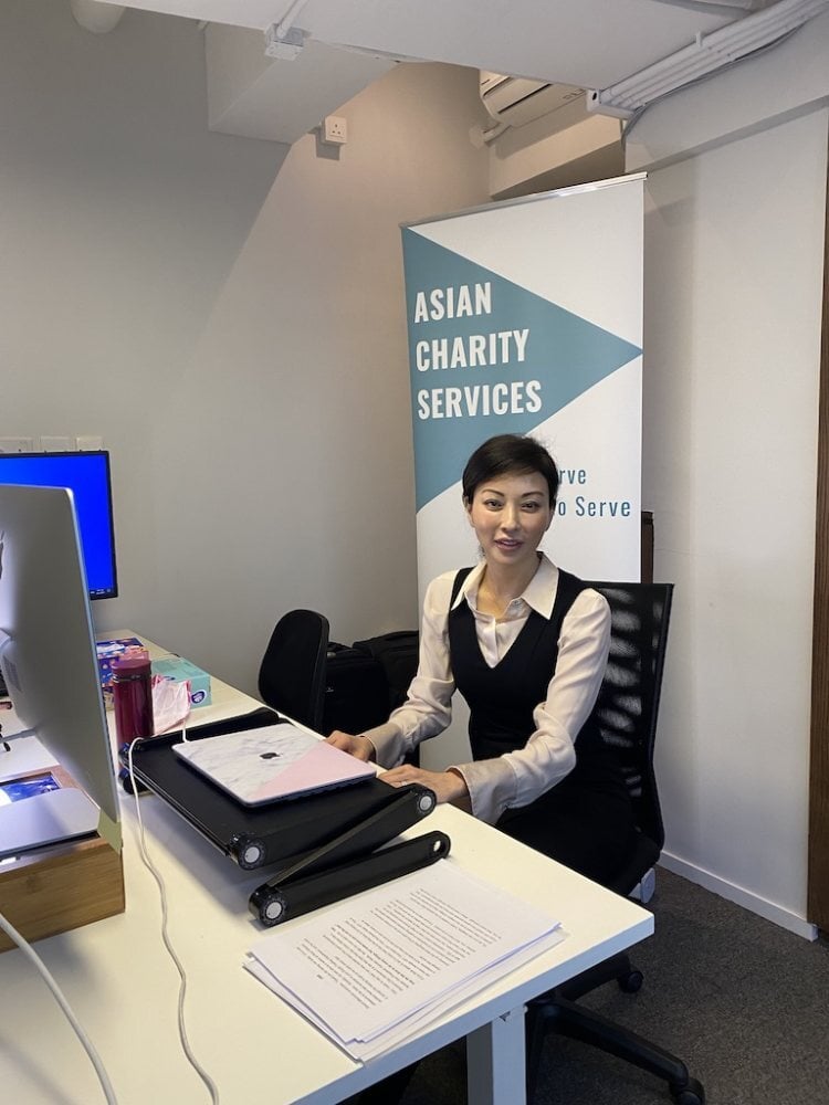 Jhin at Asian Charity Services. Photo: Courtesy of Jaclyn Jhin