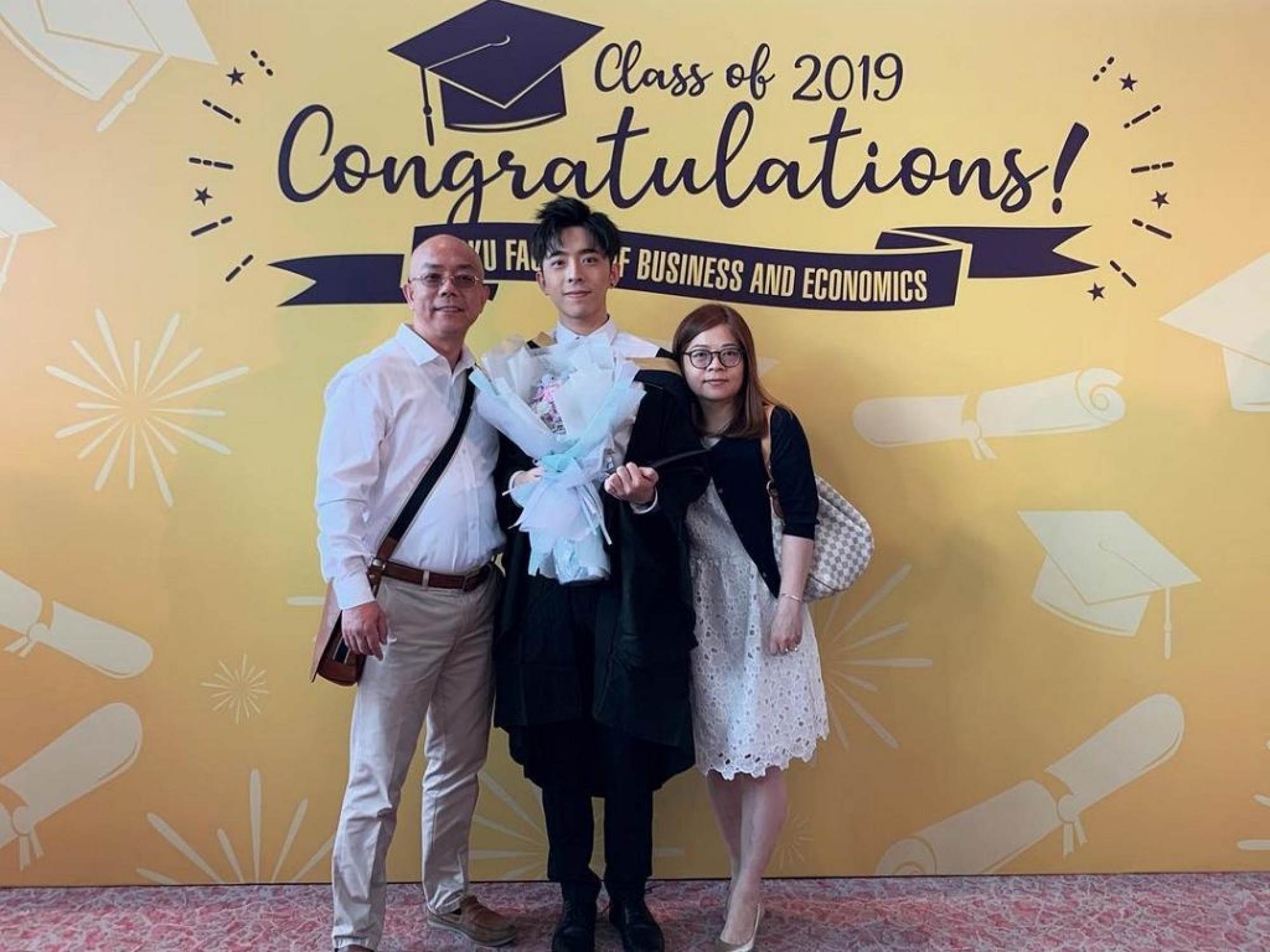 Edan Lui posted photos of his graduation from HKU on his Instagram account. Photo: @edanlui/Instagram