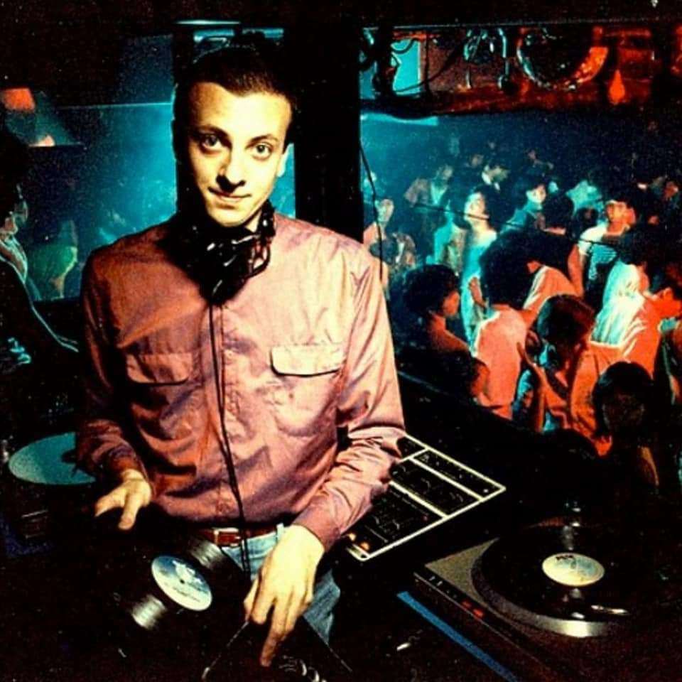 Andrew Bull playing at Disco Disco in 1980. Photo: Andrew Bull