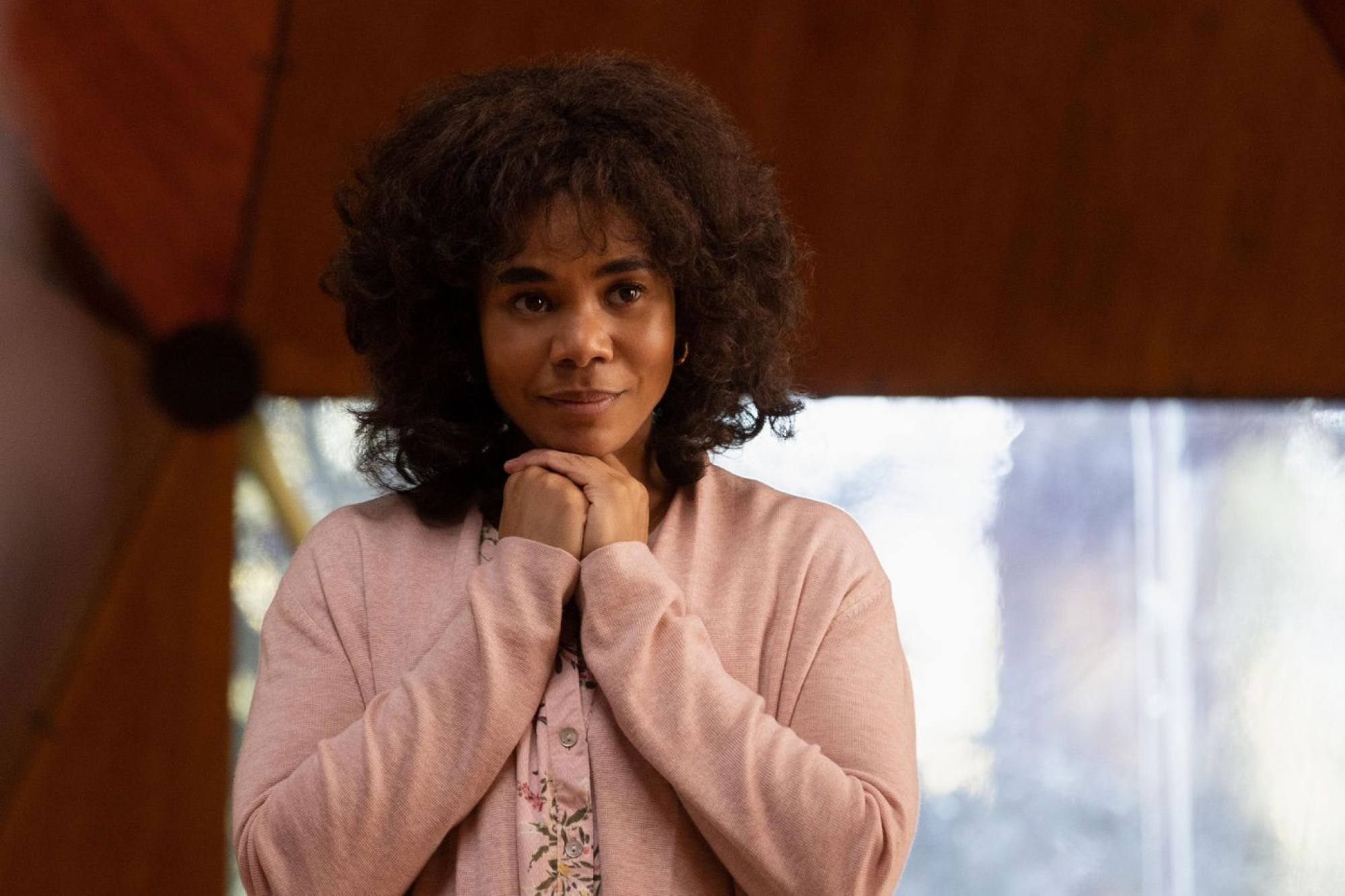 Carmel, played by Regina King, in Hulu’s Nine Perfect Strangers. Photo: Hulu