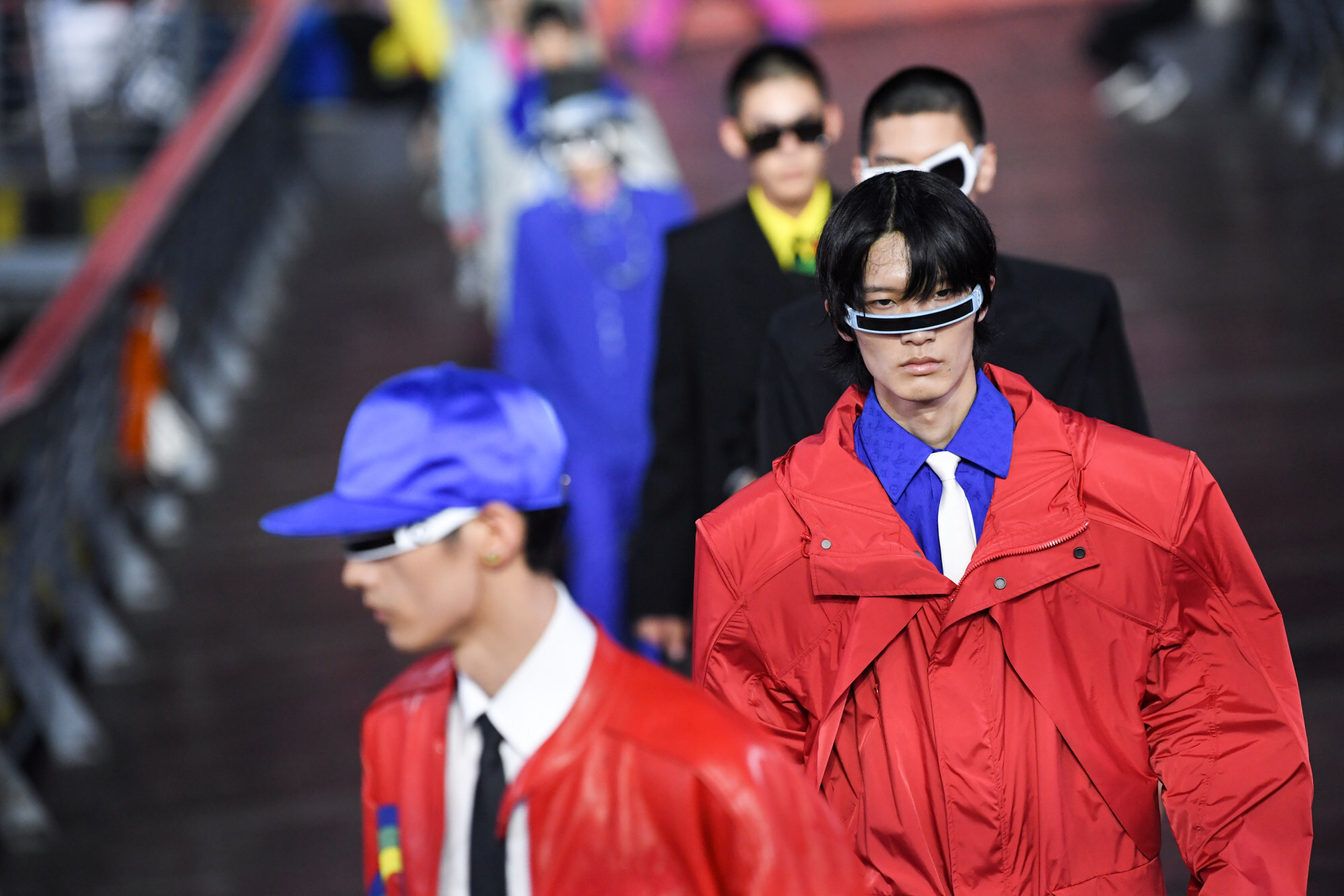 In August 2020, Louis Vuitton hosted its spring/summer 2021 menswear show in Shanghai. Photo: Getty Images