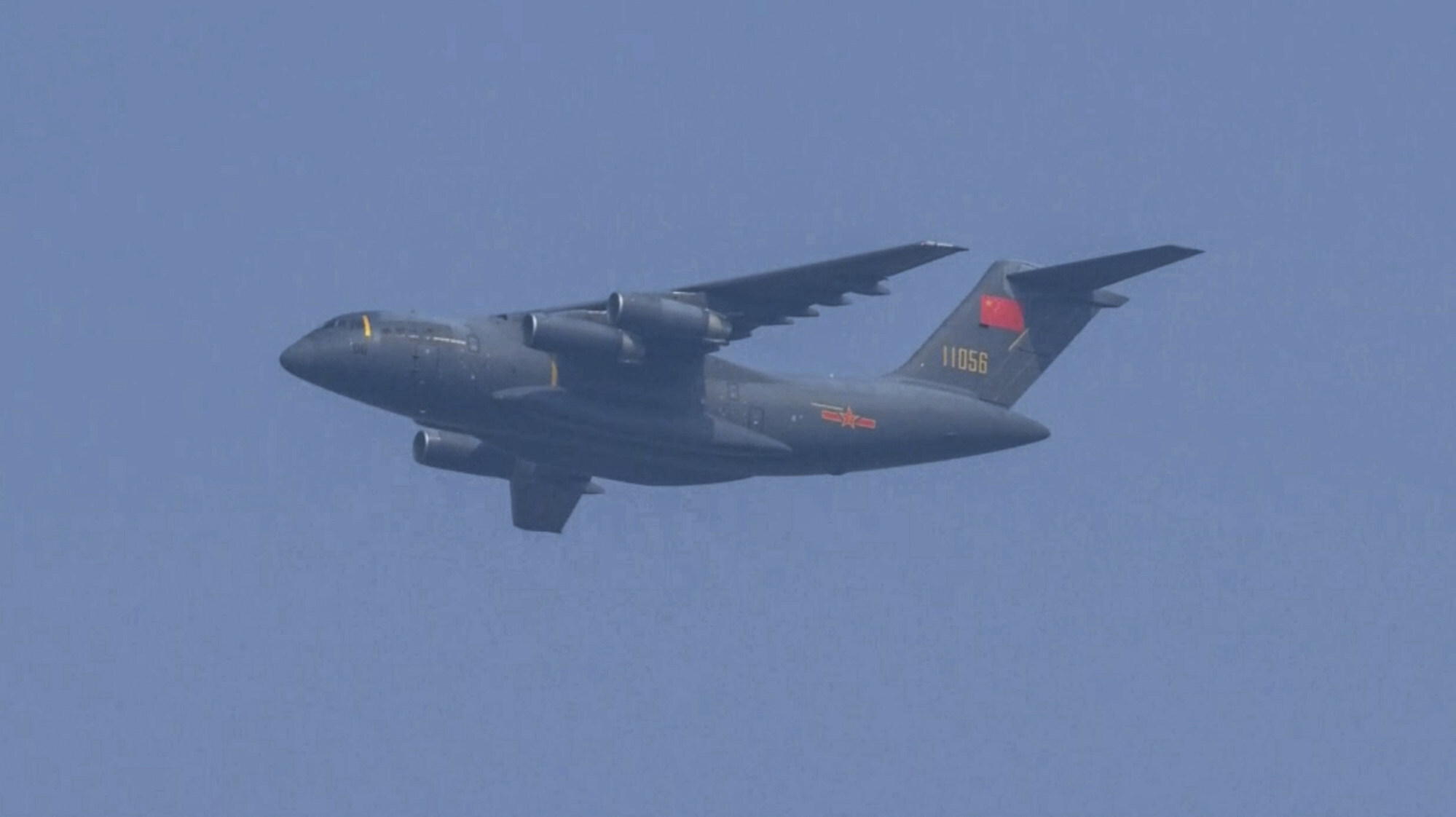 A Chinese Xian Y-20 transport aircraft, like one of those involved in the May incident near Malaysian airspace. Photo: CCTV