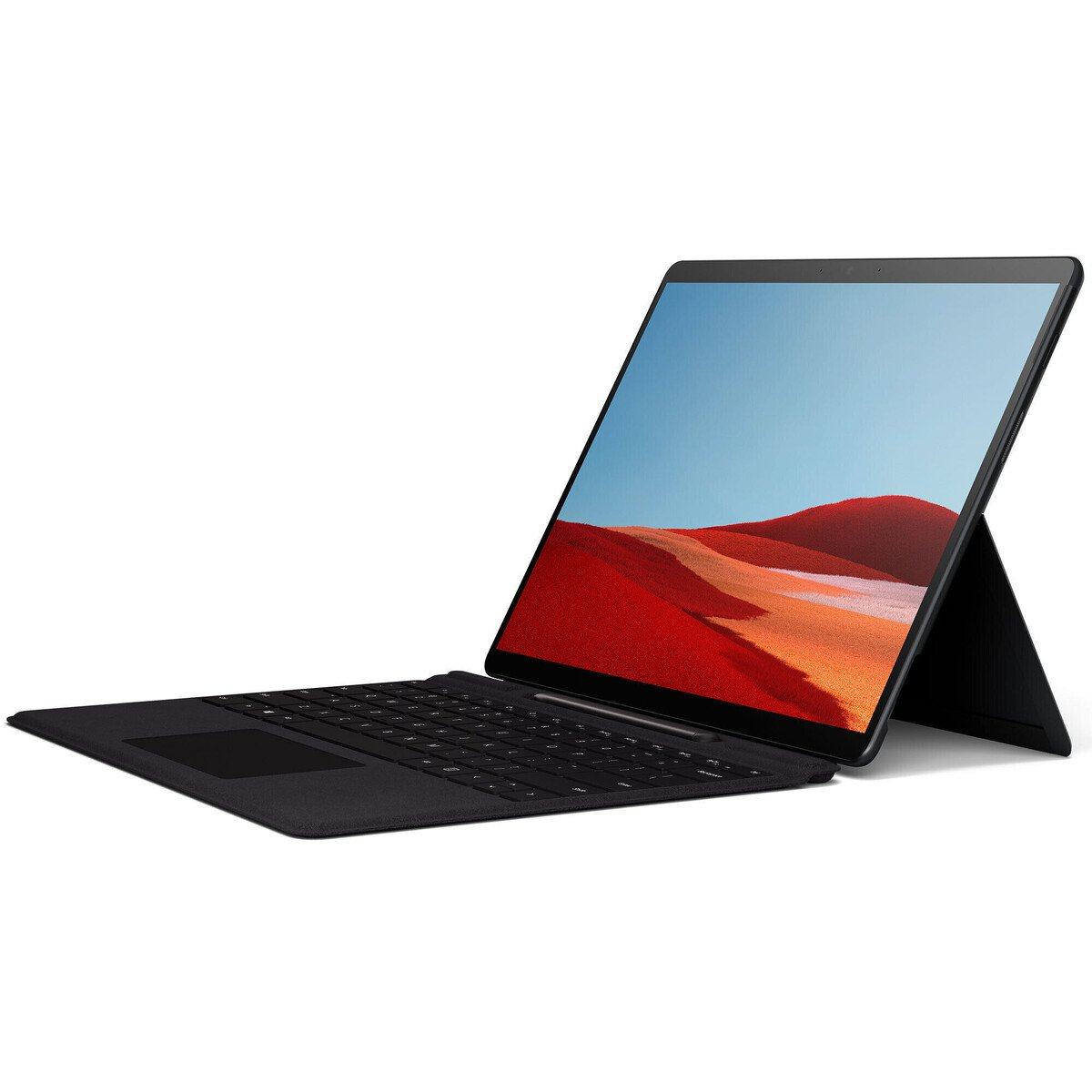The Microsoft Surface Pro X laptop, one of a range of new models released ahead of hte launch of the Windows 11 operating system. 