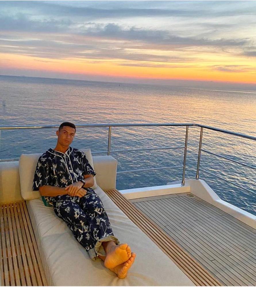 Cristiano Ronaldo enjoying his luxurious life. Photo: @cristiano/Instagram